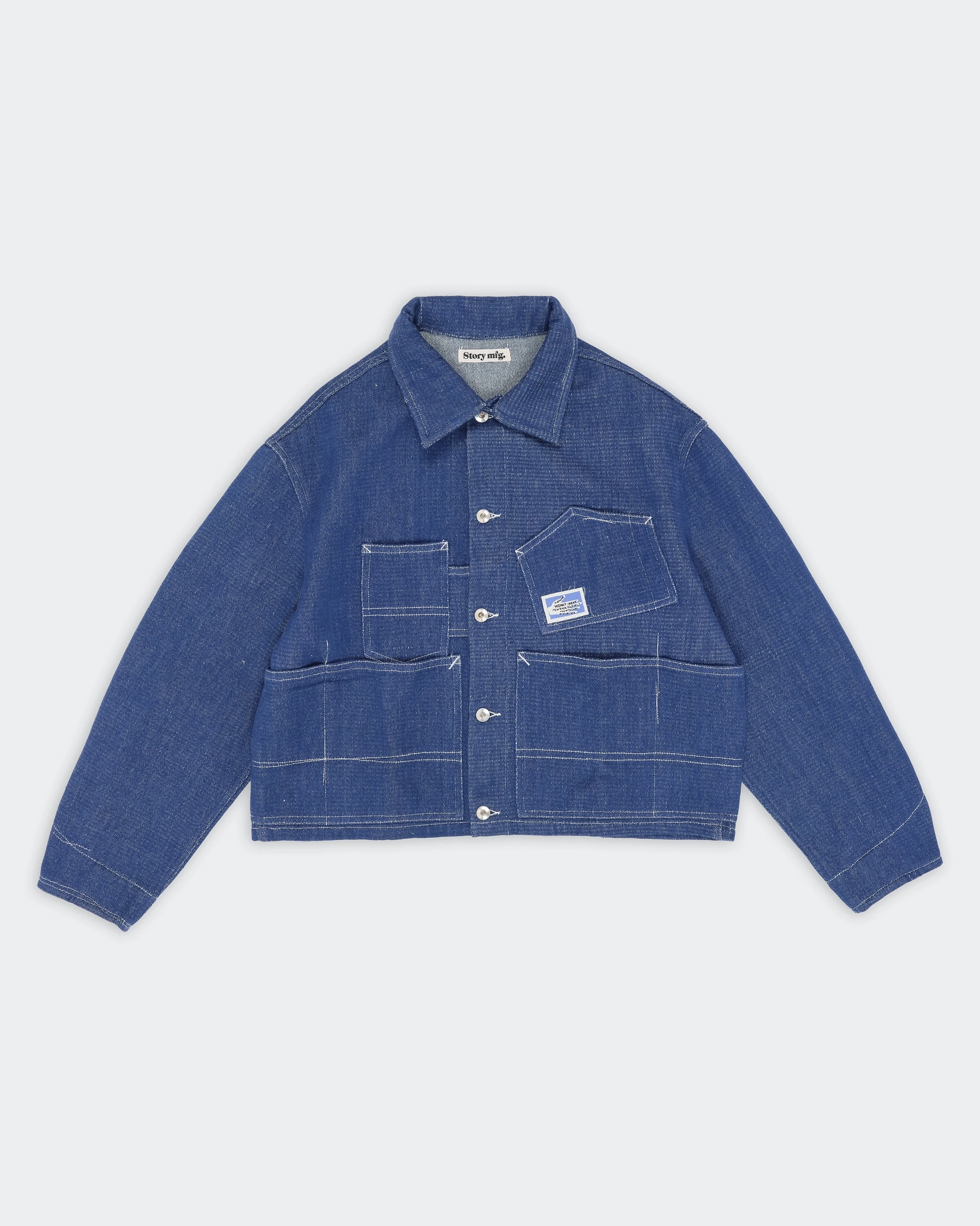 Shape Retention Station Jacket - Handloom Selvedge Denim