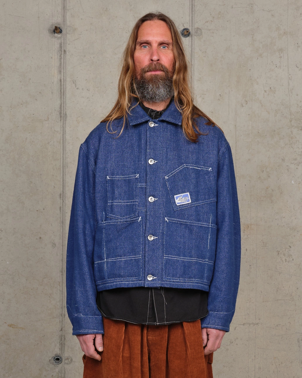 Station Jacket - Handloom Selvedge Denim Visual Balance