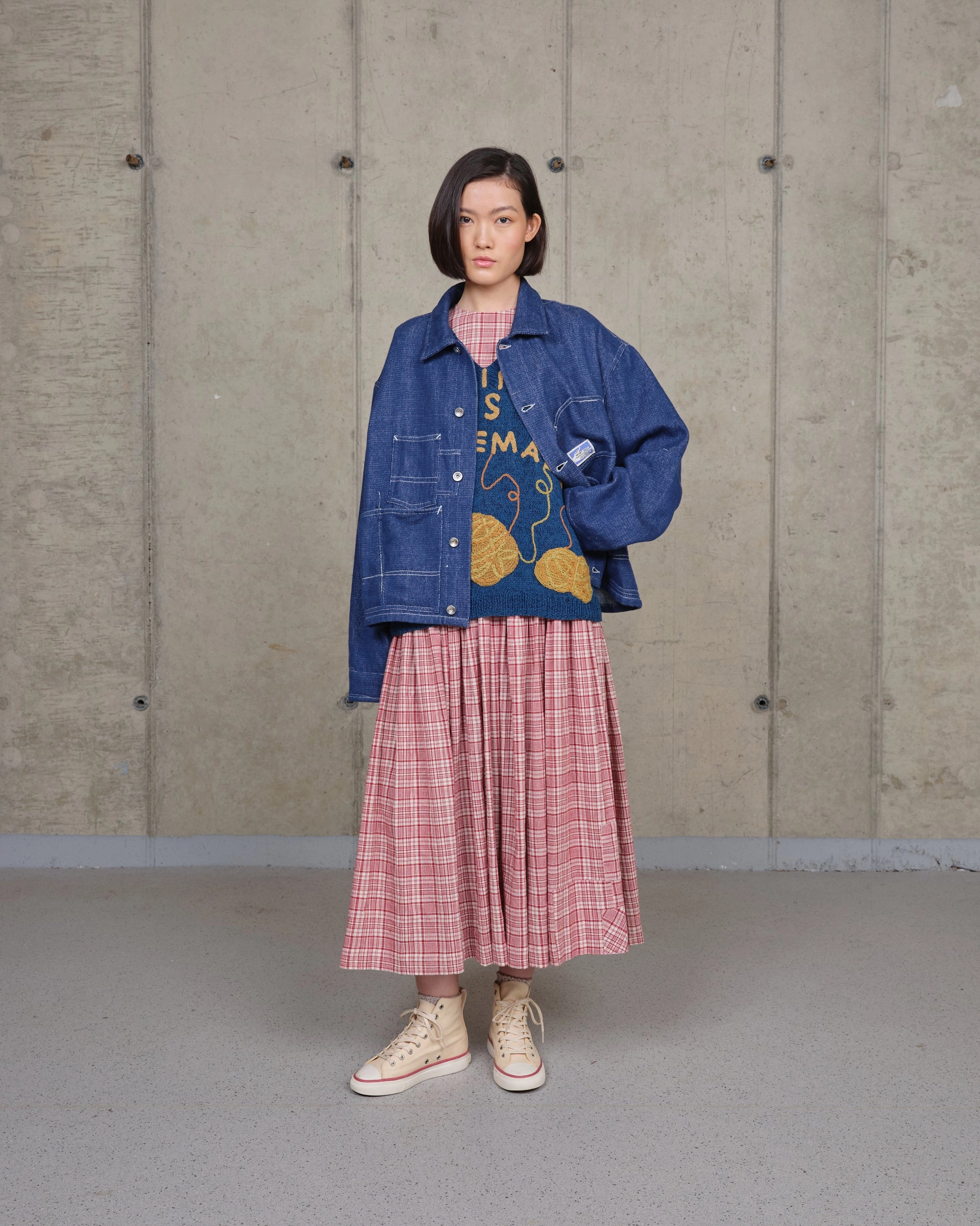 Casual Feel ElasticWaistband Station Jacket - Handloom Selvedge Denim