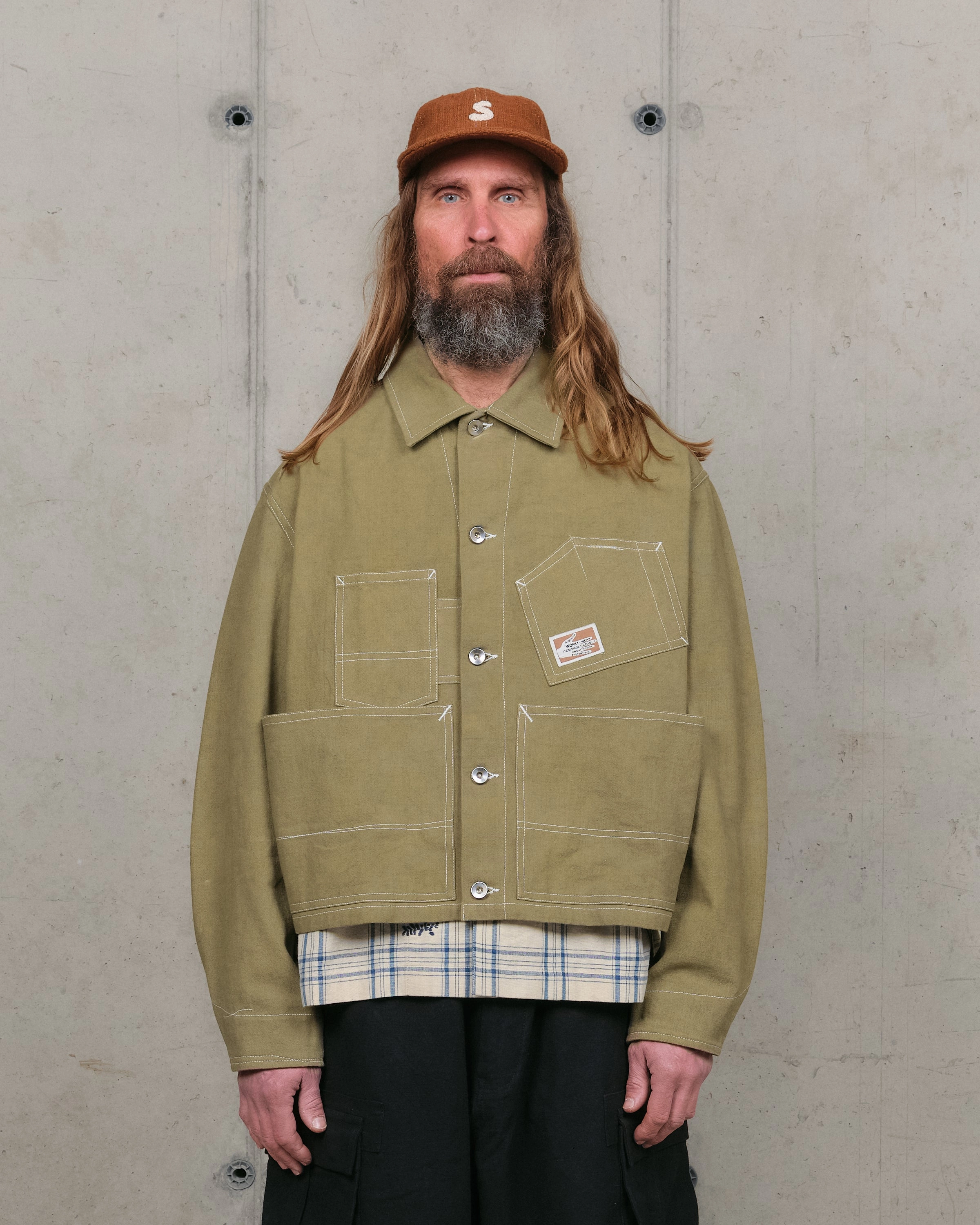 Climate-Adaptive All-Season Comfort Station Jacket - Olive Wonky-Wear