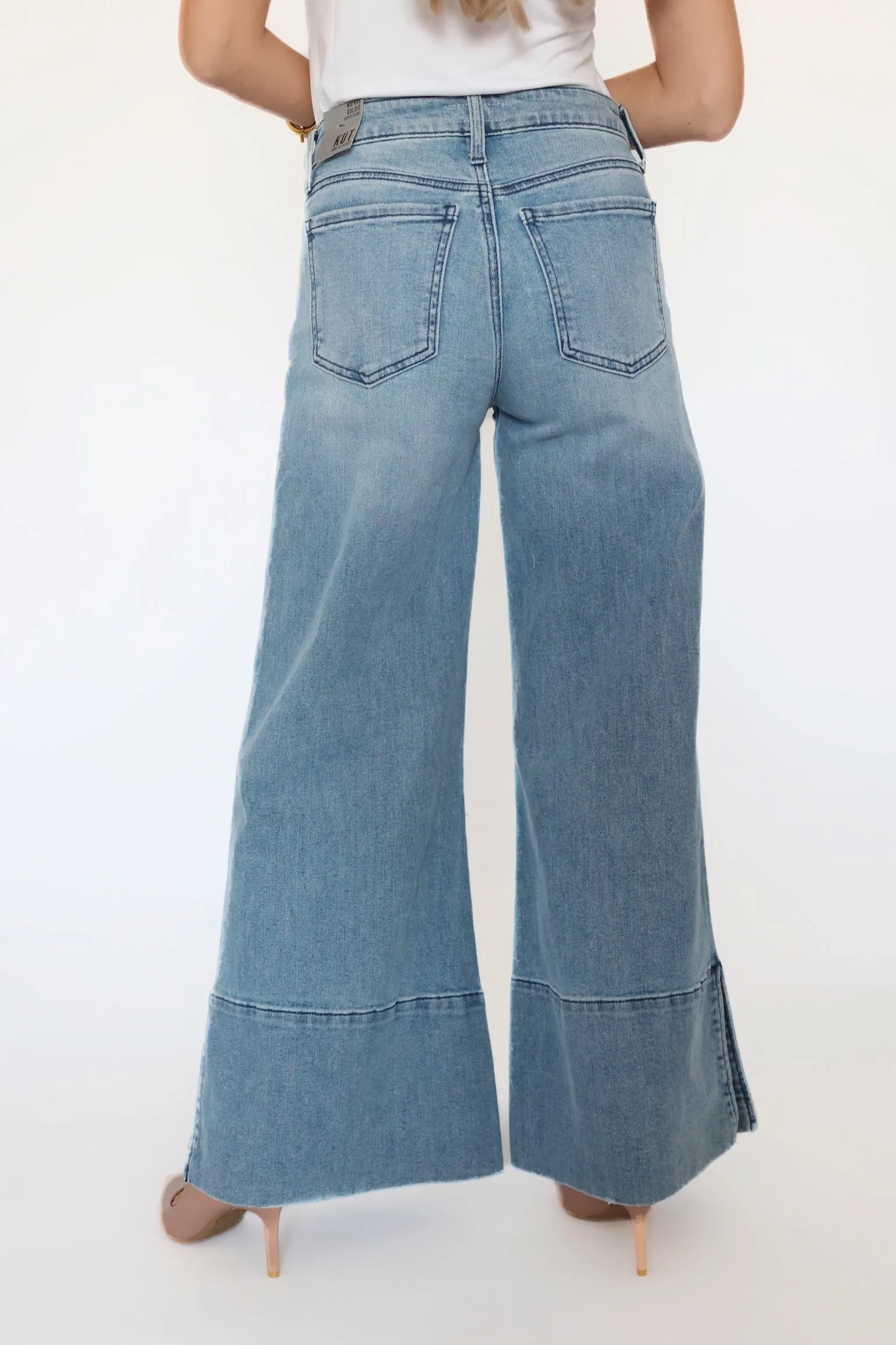 Goldie Mid Rise Flare- Famous -FINAL SALE Warm Fit Casual Comfort Layers