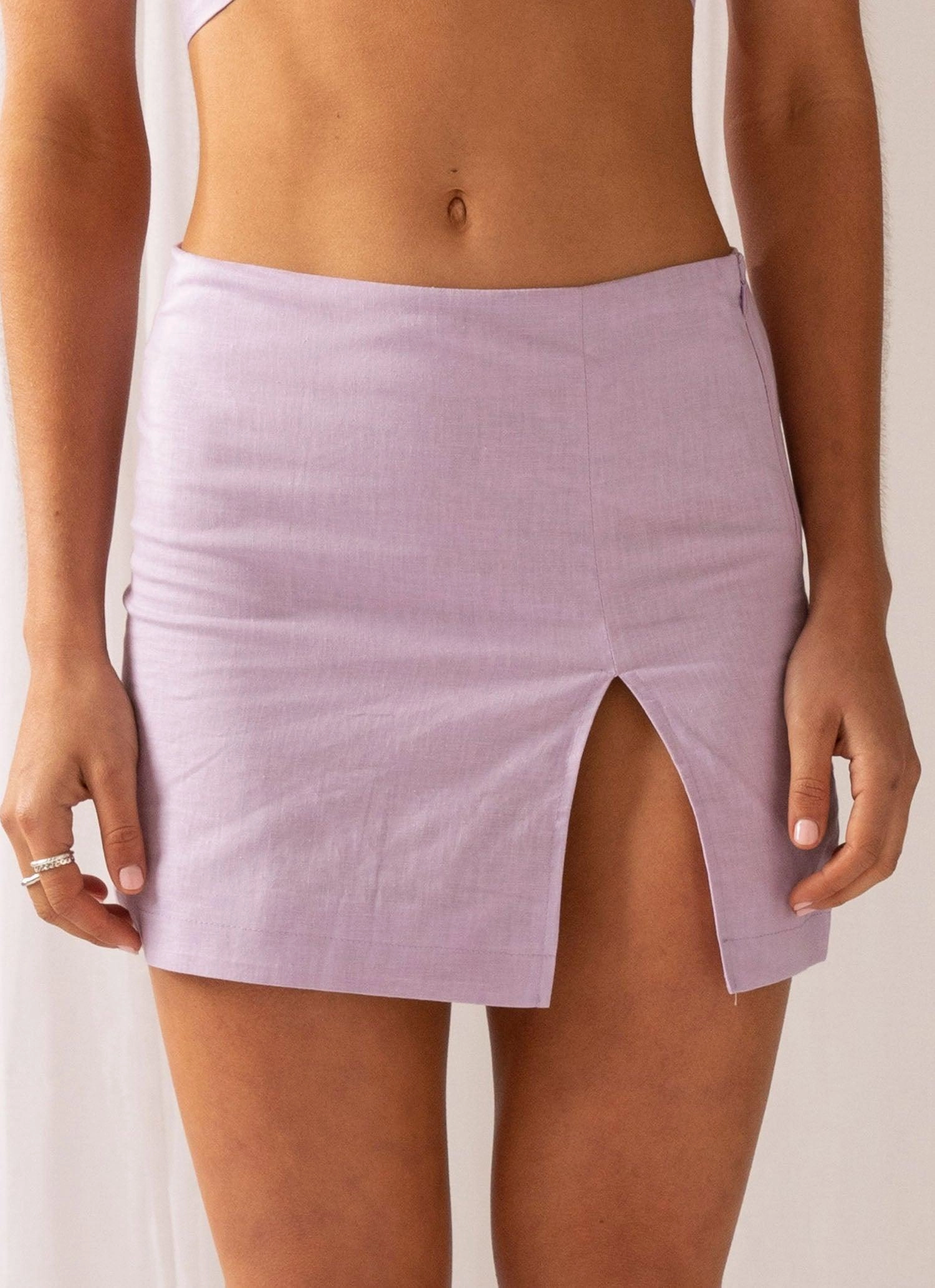 Stay Focused Skirt - Lilac Love Gentle Vibe Winter Staple