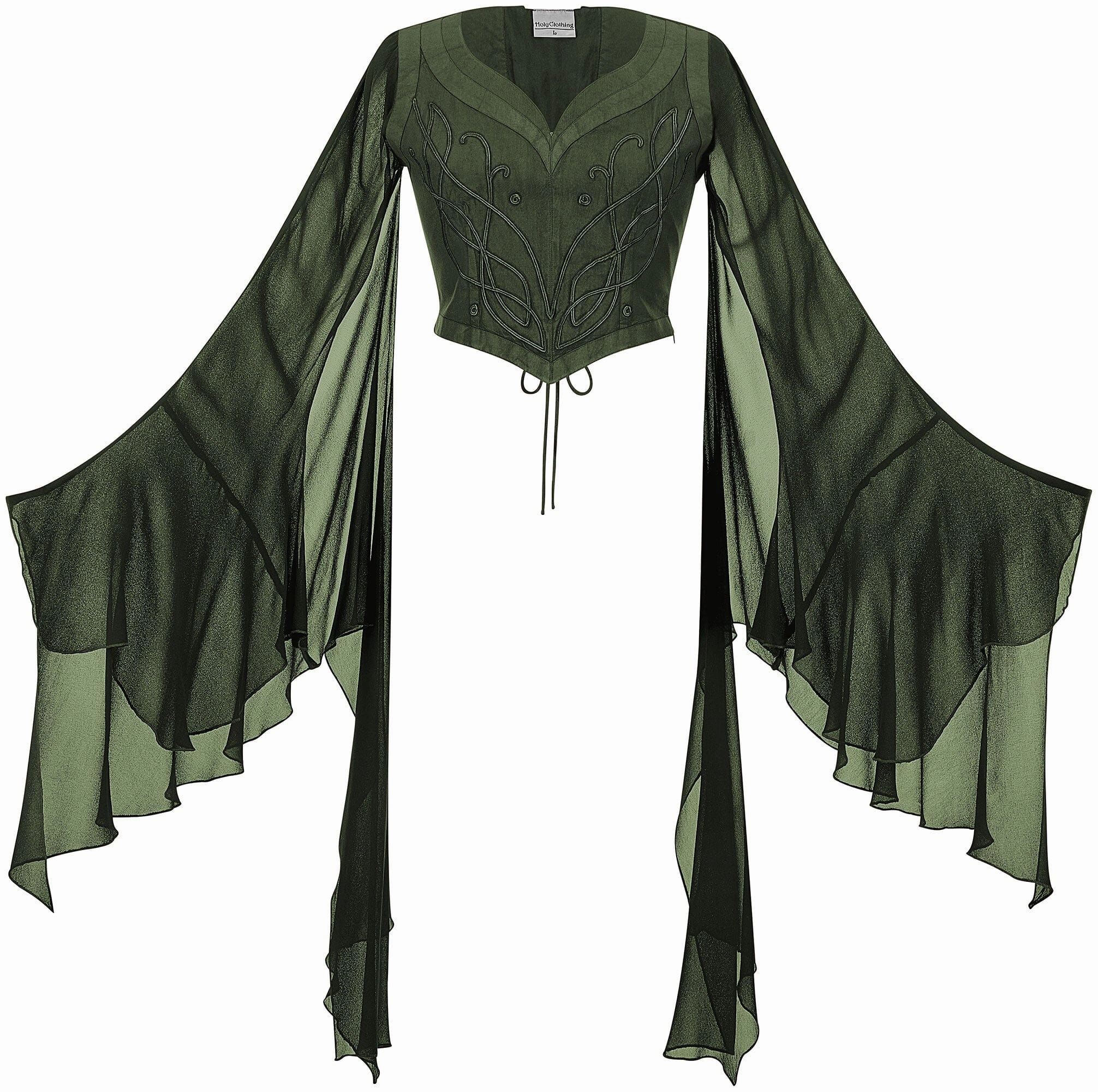 Mesh Panel Details Fade Resistant Finish Stephanie Limited Edition Moss Green