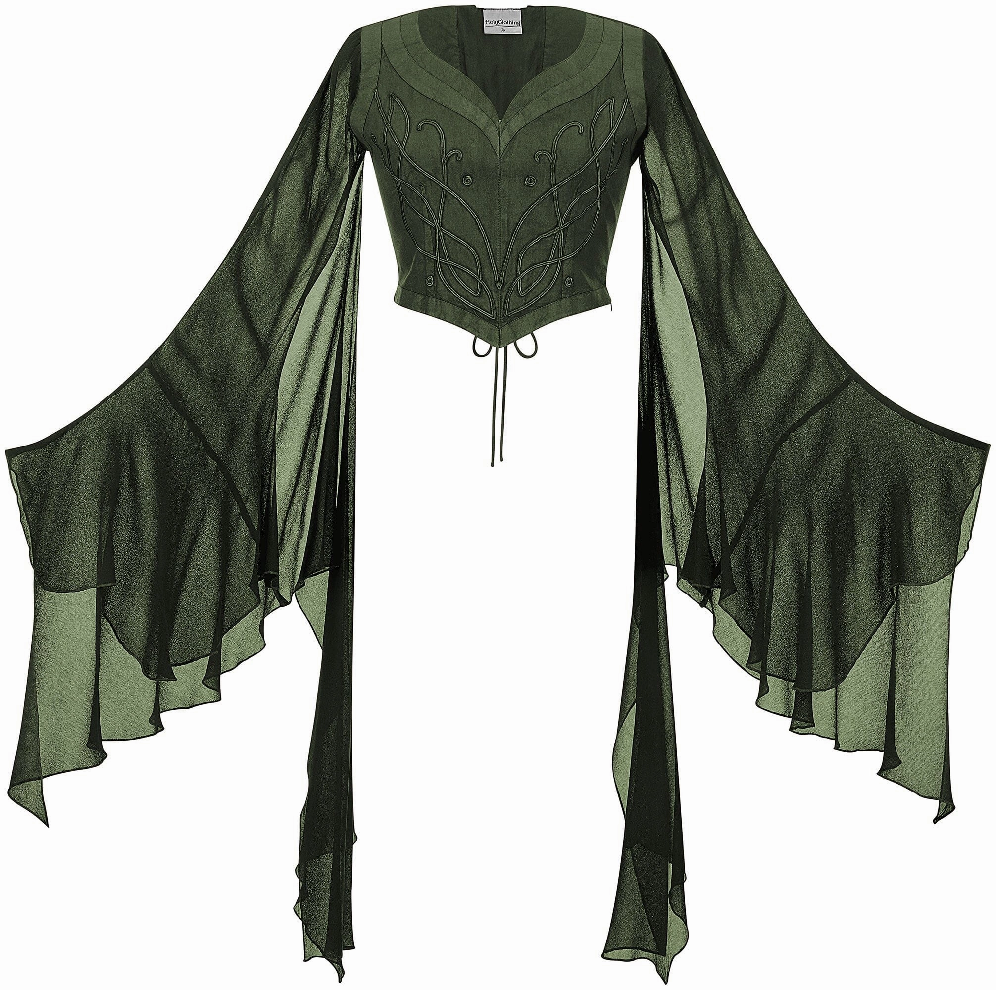 MoistureWicking Fabric LatticeKnit Stephanie Limited Edition Moss Green