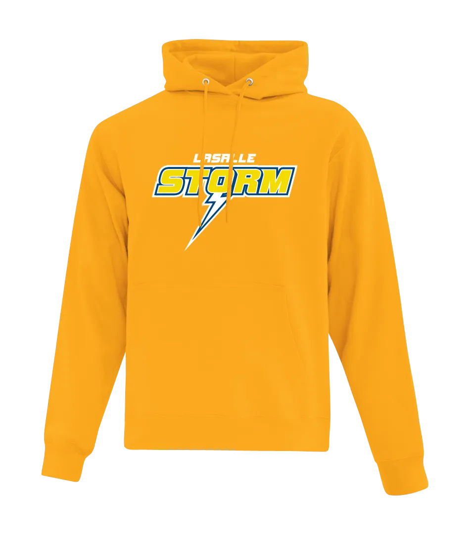 Storm Cotton Pull Over Hooded Sweatshirt with Embroidered Logo YOUTH