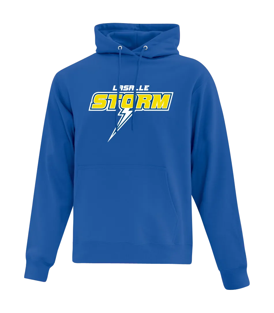 Storm Cotton Pull Over Hooded Sweatshirt with Embroidered Logo YOUTH