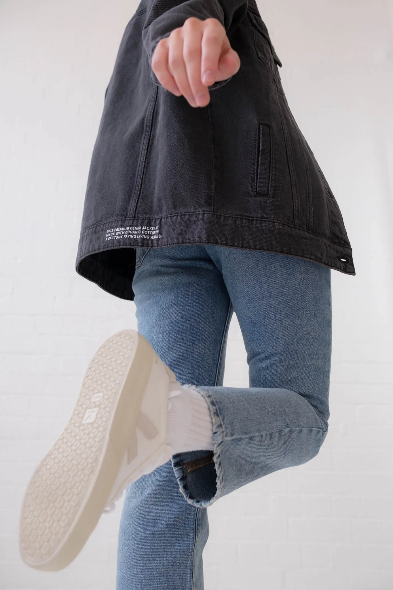 Straight Mid Wash Organic Jeans