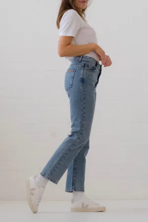 Straight Mid Wash Organic Jeans