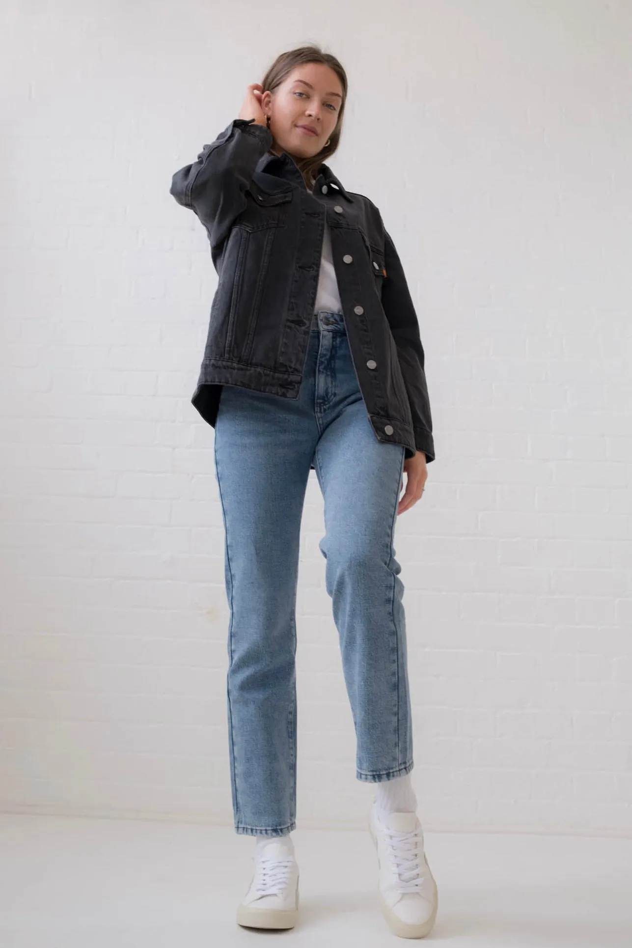 Straight Mid Wash Organic Jeans