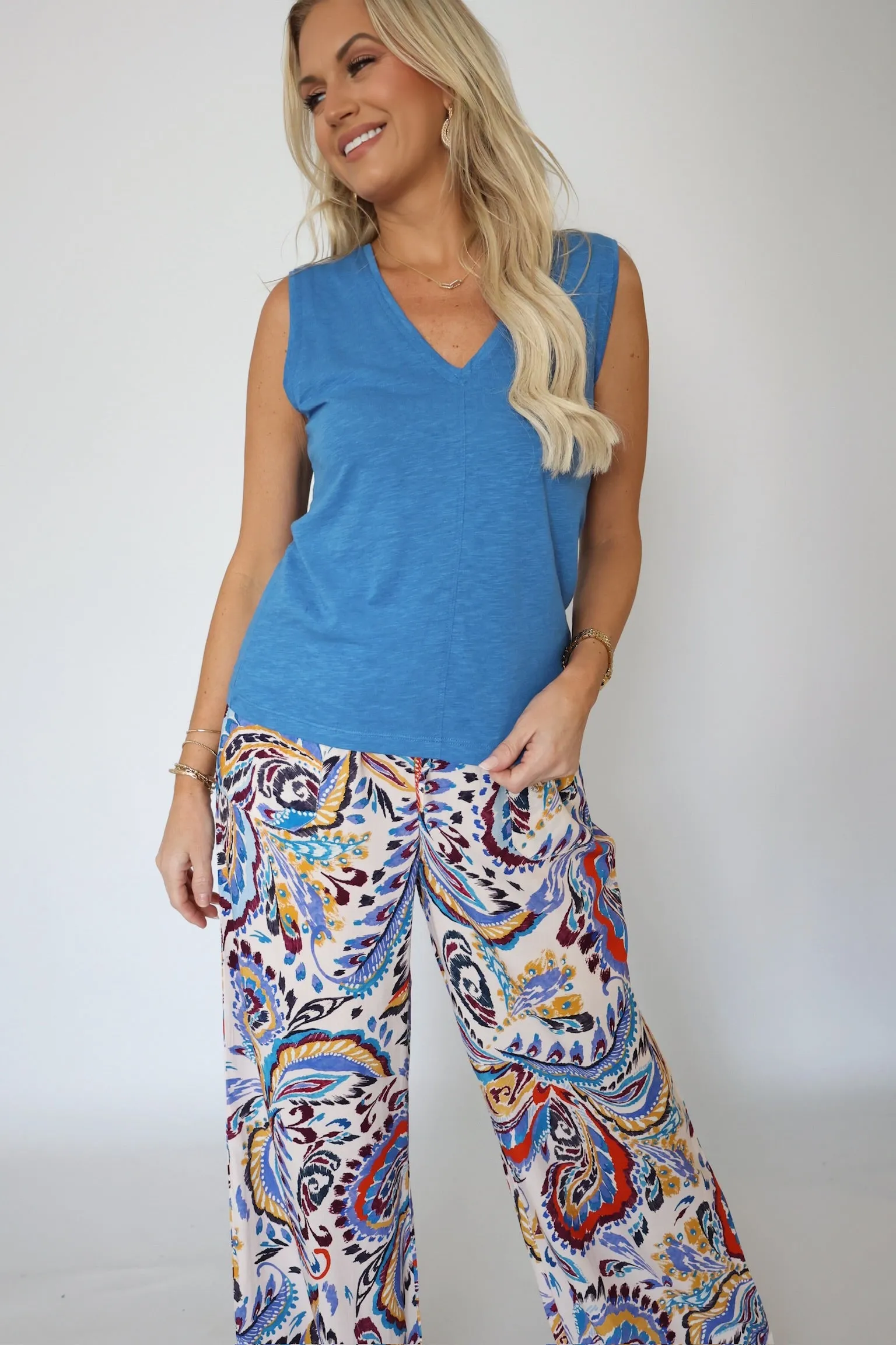 Carly Tank - Starry Night (FINAL SALE) Four Way Stretch