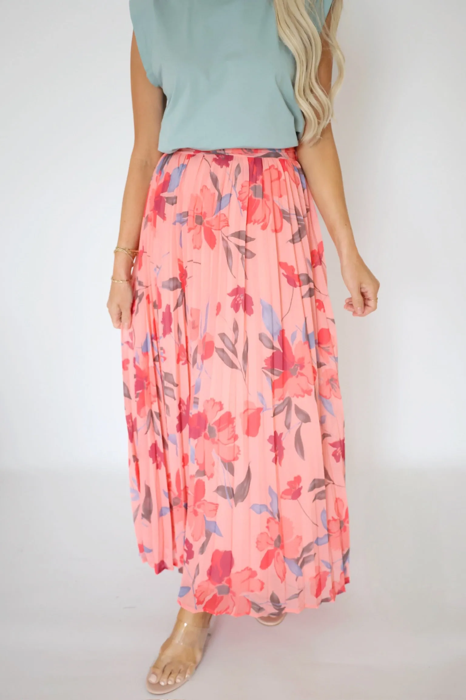 All Day Comfort Non Restrictive May Flower Skirt (FINAL SALE)