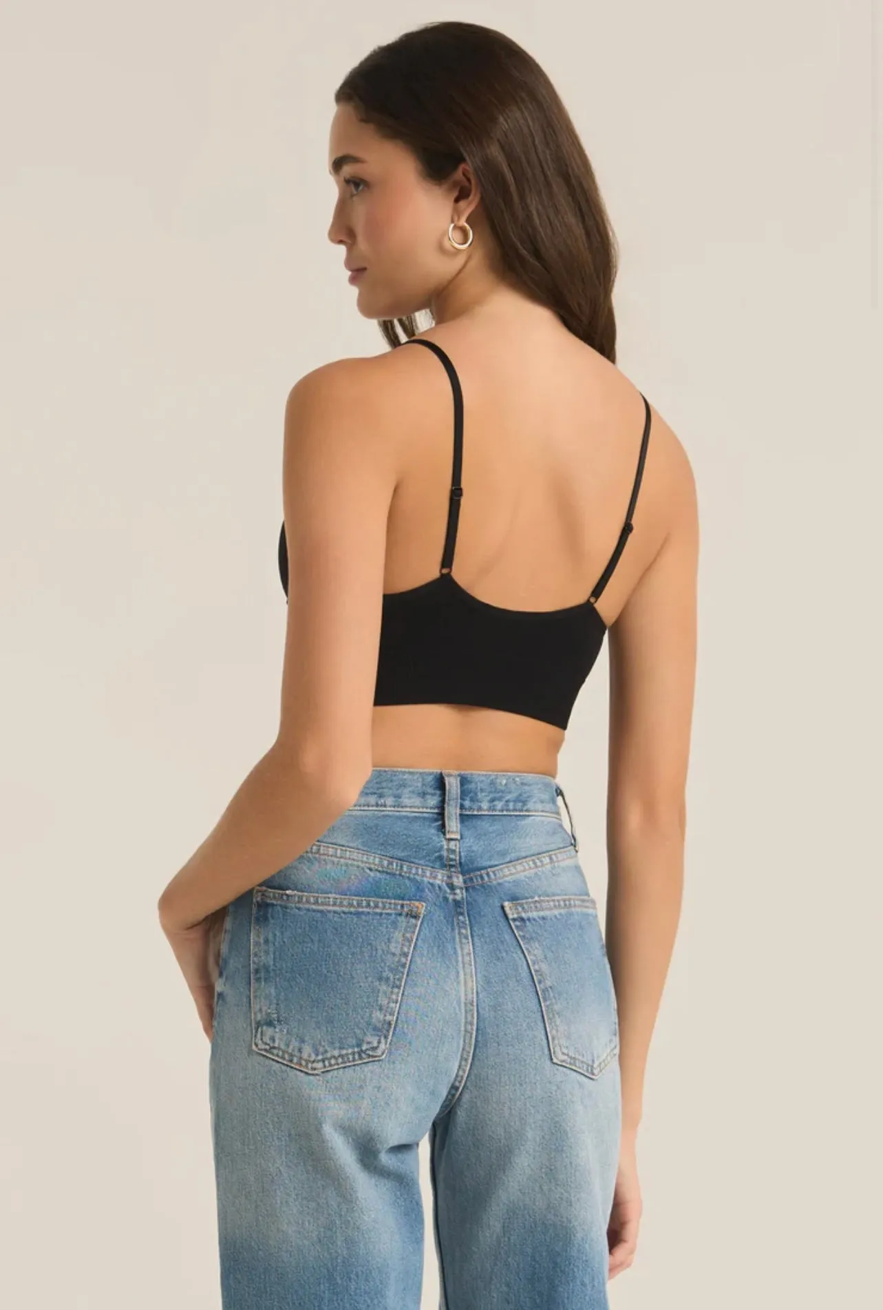 Sophia T-Shirt Bra - Black Wrinkle Resistant Texture Wrinkle Resistant Treatment