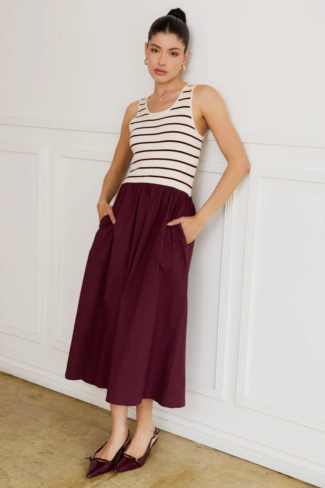 Minimalist Waistband Romantic Hour Morgan Dress