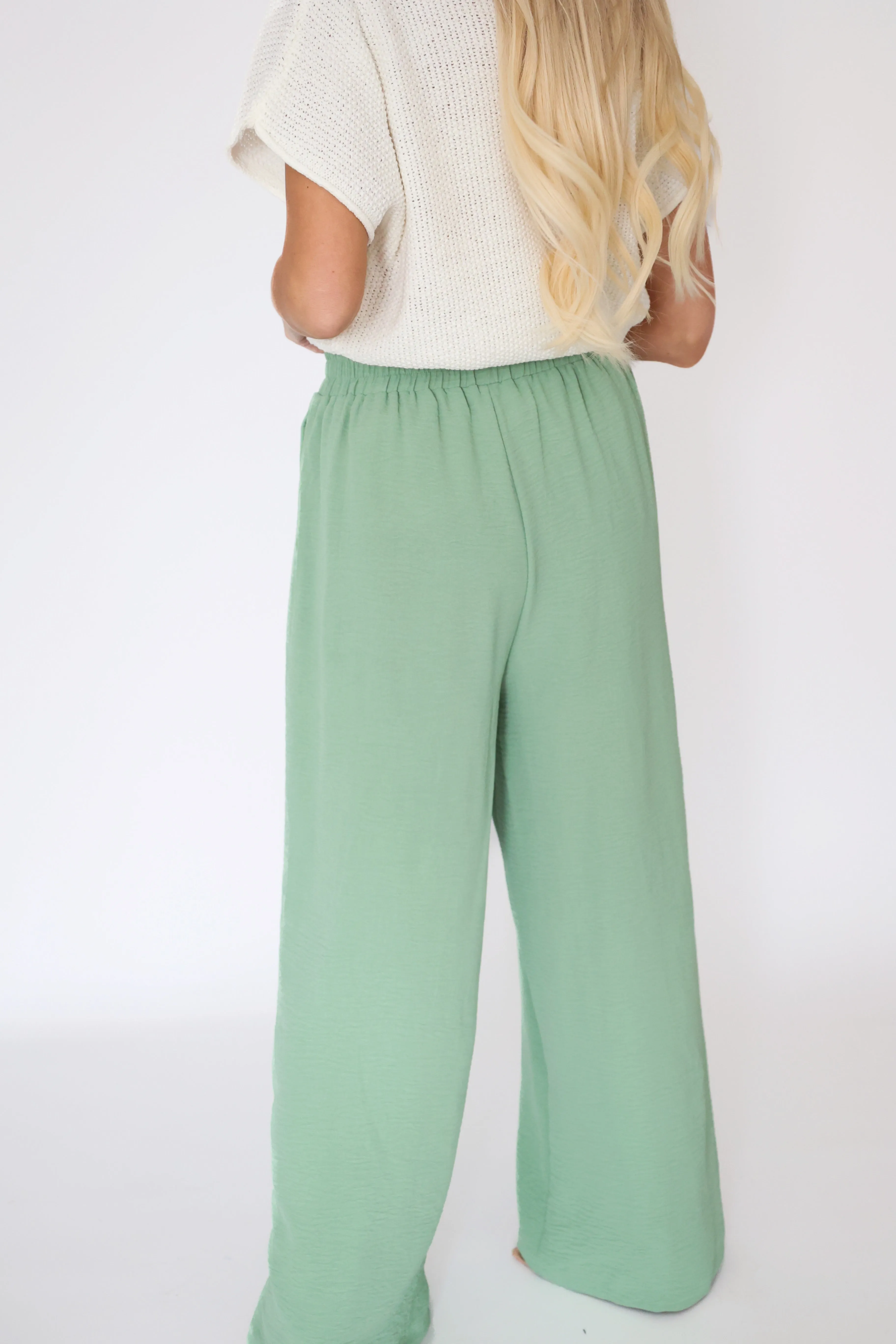 Britton Wide Leg Pant Comfort waistband luxe feel