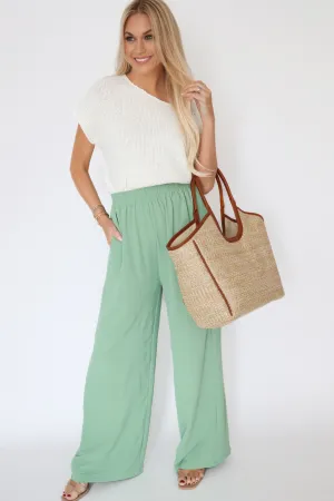 Britton Wide Leg Pant OrganicCotton