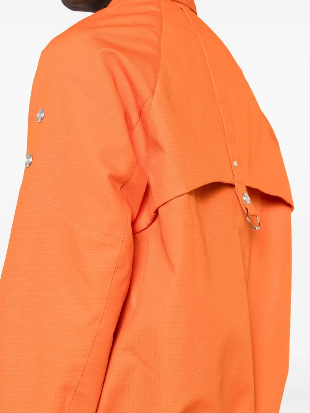 stud-detail shirt jacket