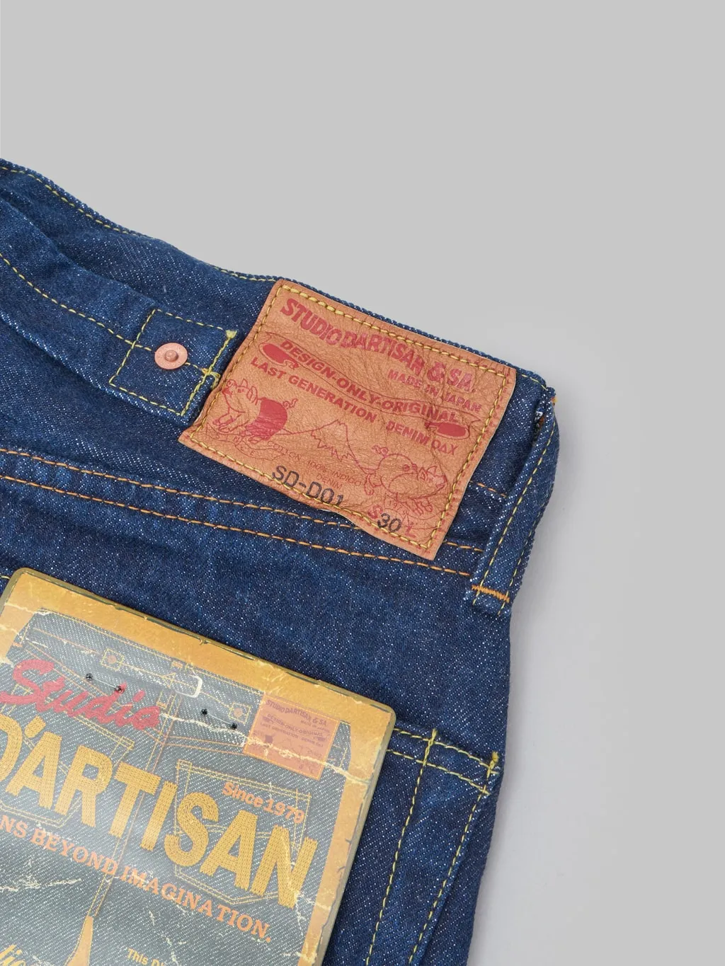 Studio D'Artisan SD-D01 "The Origin" 15oz Regular Straight Jeans