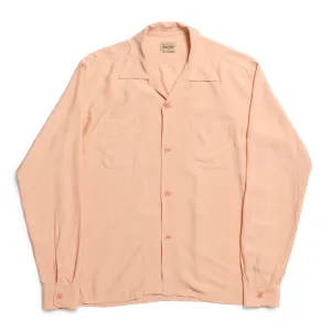 Style Eyes by Toyo Enterprise Plain Rayon Bowling Shirt Pink