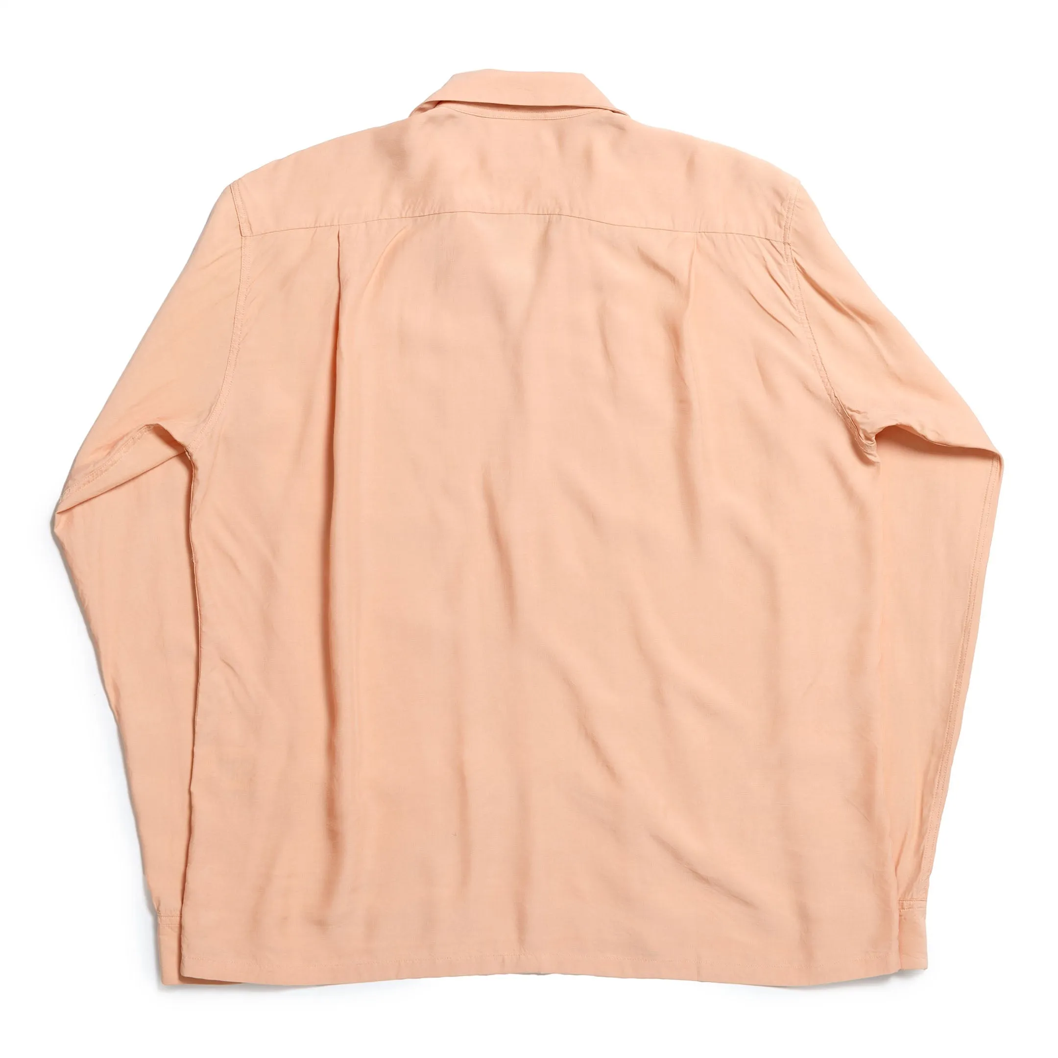 Style Eyes by Toyo Enterprise Plain Rayon Bowling Shirt Pink