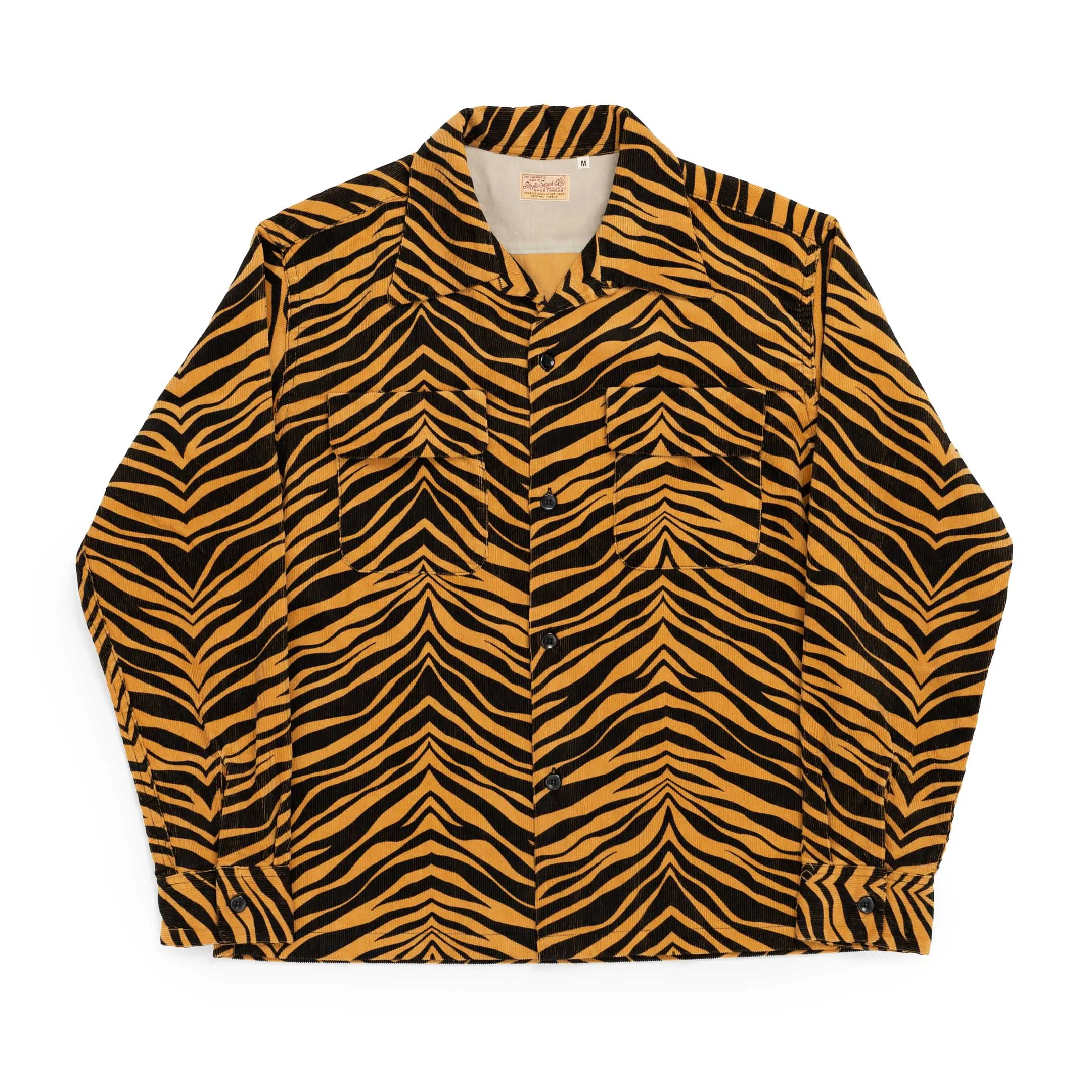 Style Eyes Zebra Corduroy Shirt Light Brown