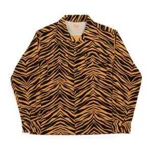 Style Eyes Zebra Corduroy Shirt Light Brown