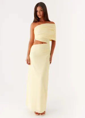 Gillian Maxi Dress - Yellow Birthday-Celebration