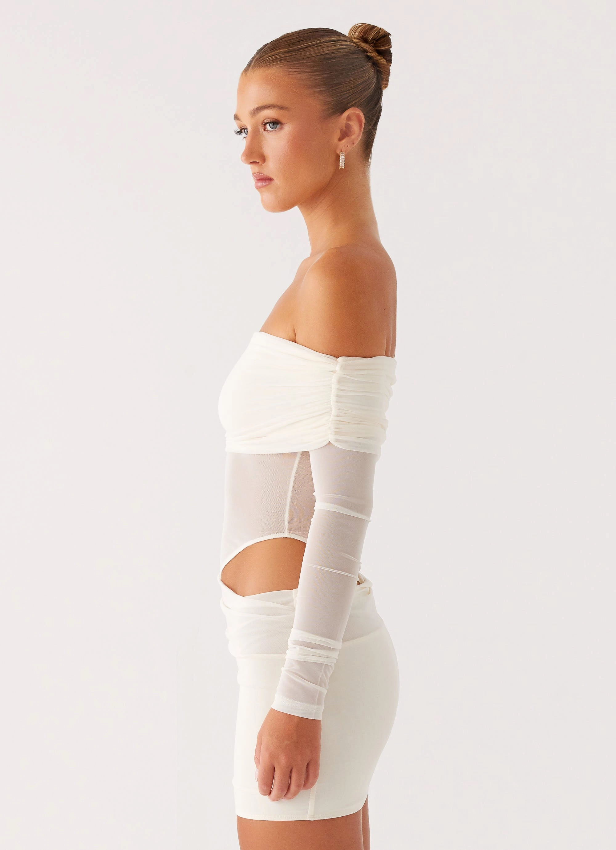 Minimal Mood No Doubt Mini Dress - Ivory