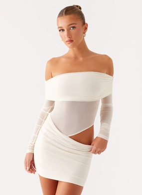 Basic Shape No Doubt Mini Dress - Ivory