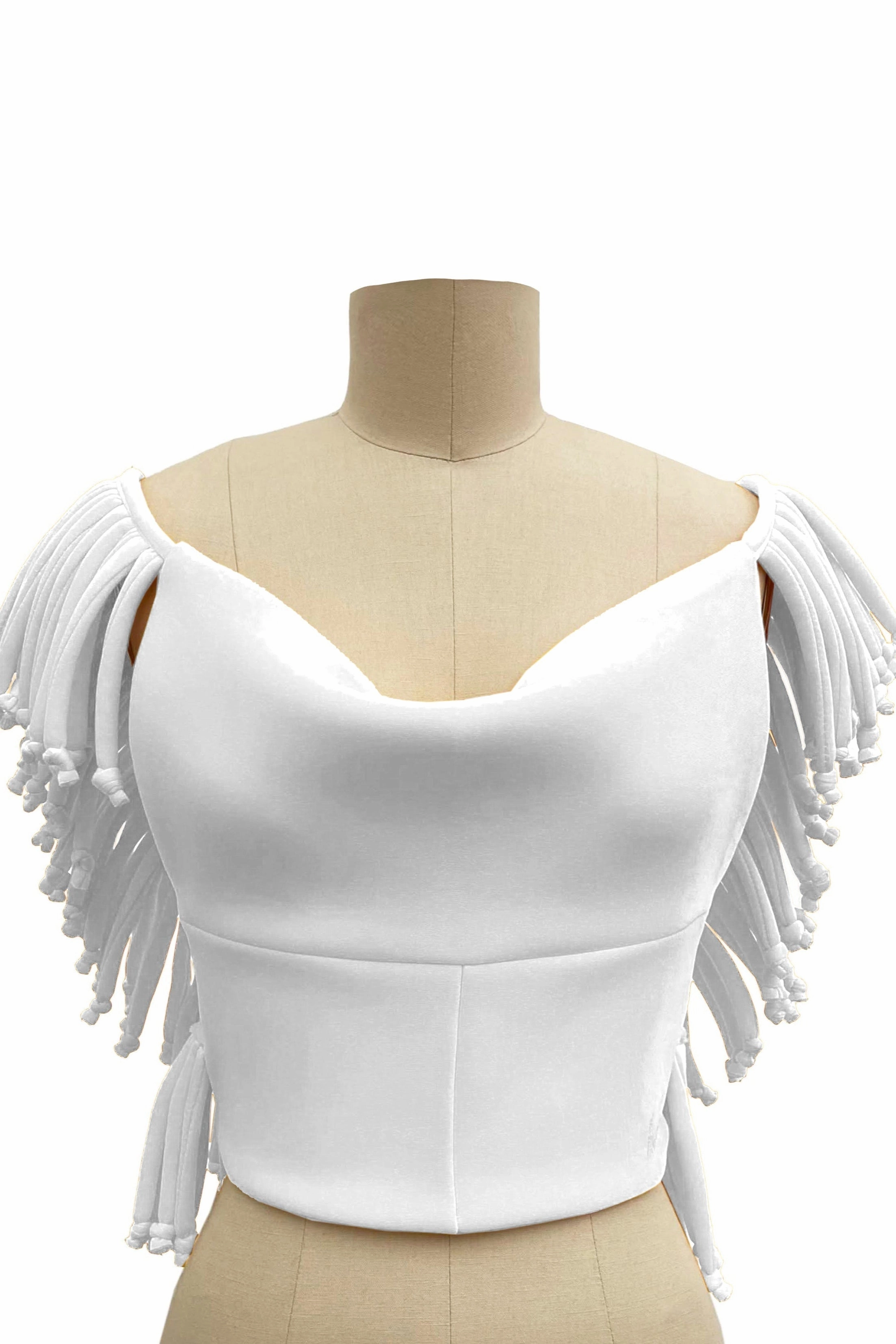 Fringe w/ Benefits Top Anti Pilling Surface Treatment Shelf Bra Design
