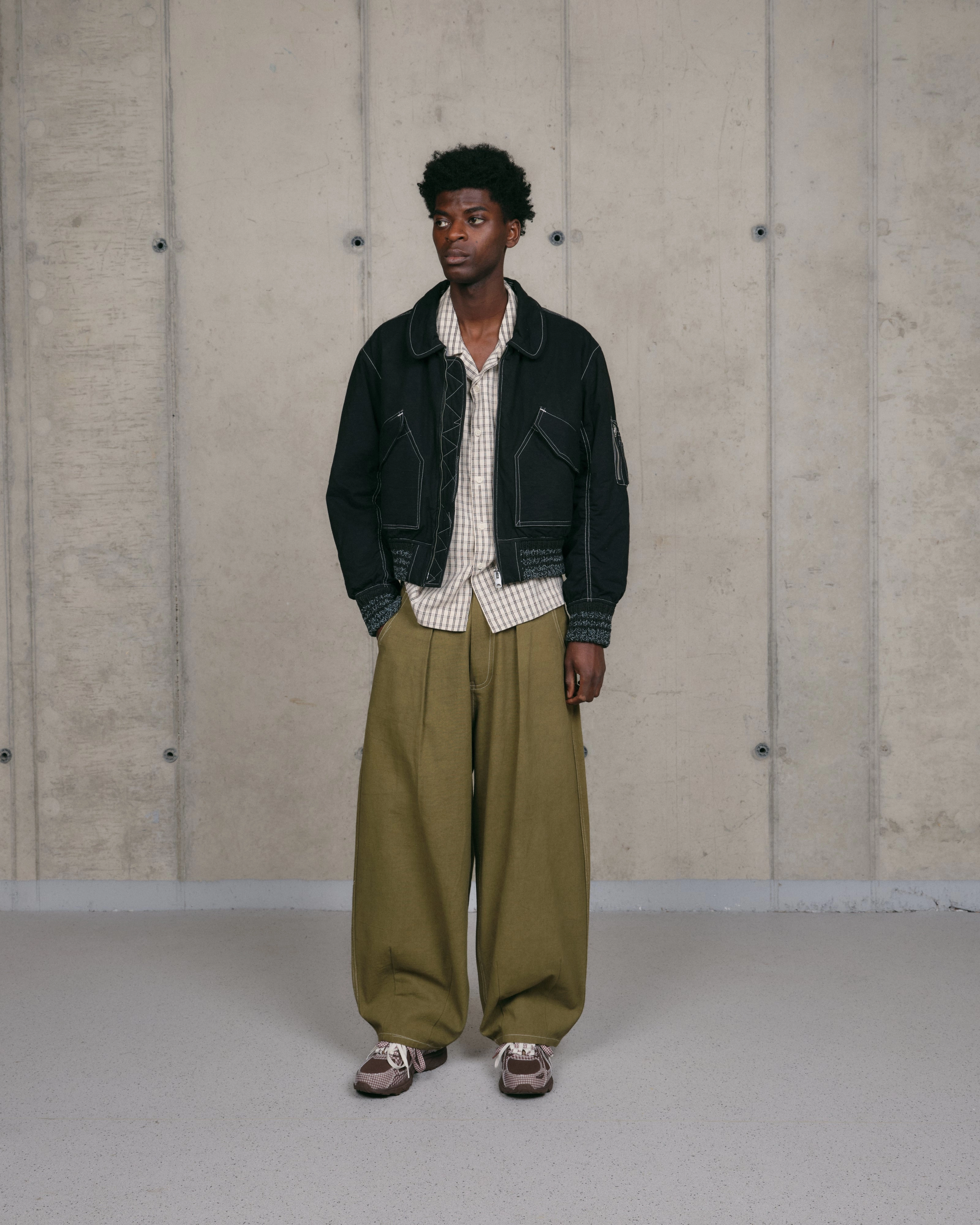 Grain Jacket - Black Wonky-Wear Classic Motion