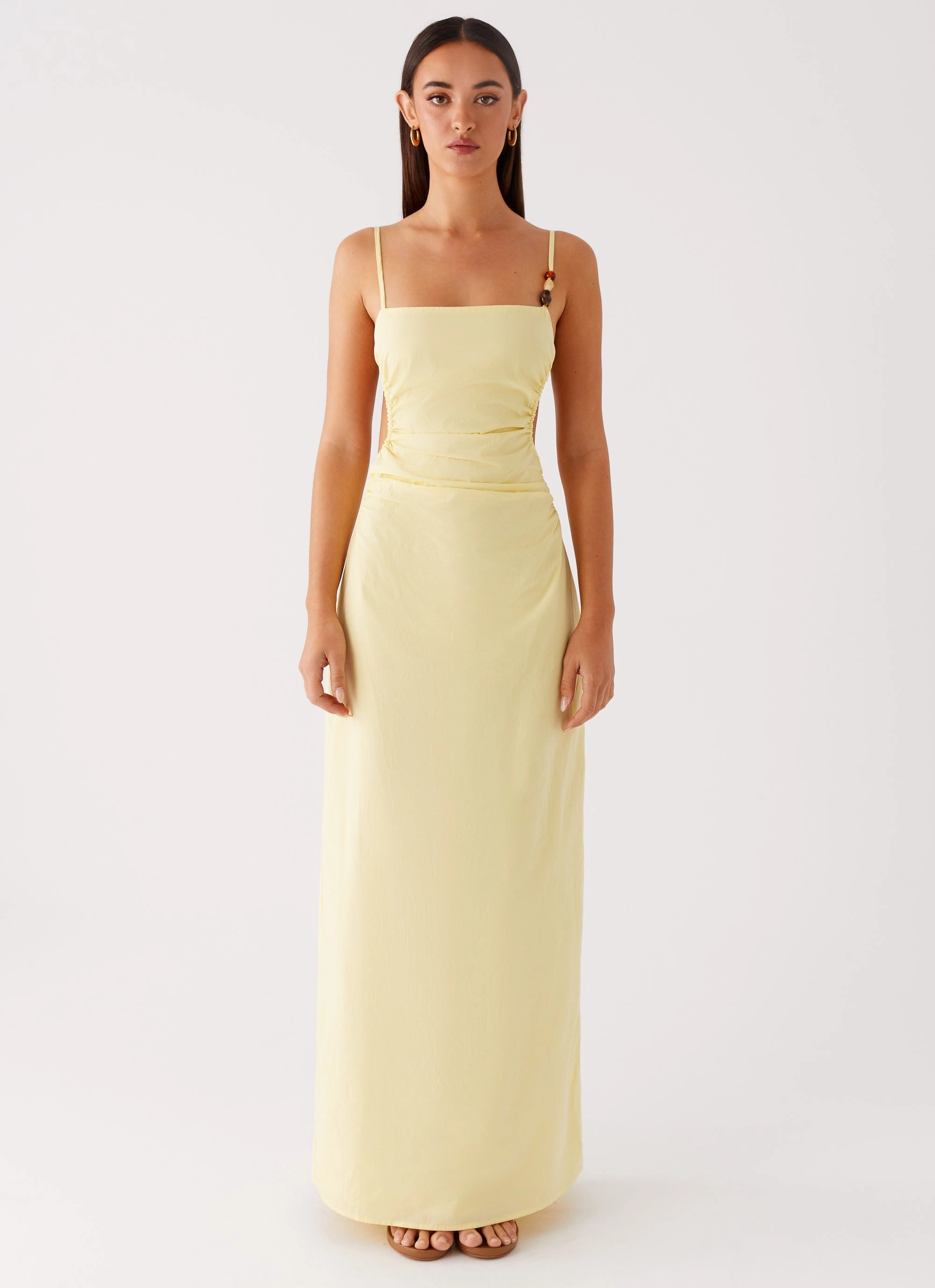 Trend Glow Relaxed Layers Selah Maxi Dress - Yellow