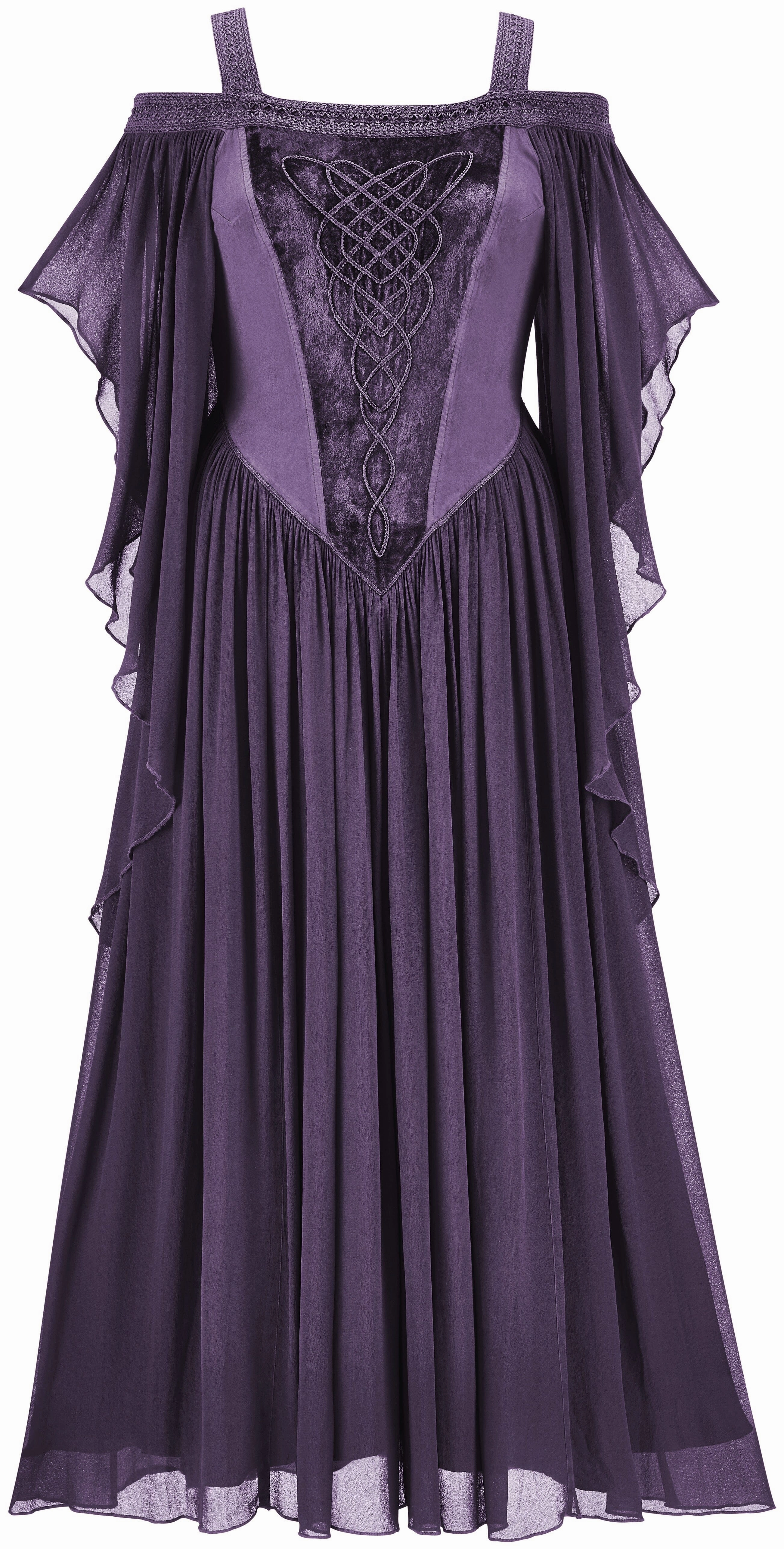 Avallon Maxi Limited Edition Midnight Lavender Curve-Enhancing Feminine Design