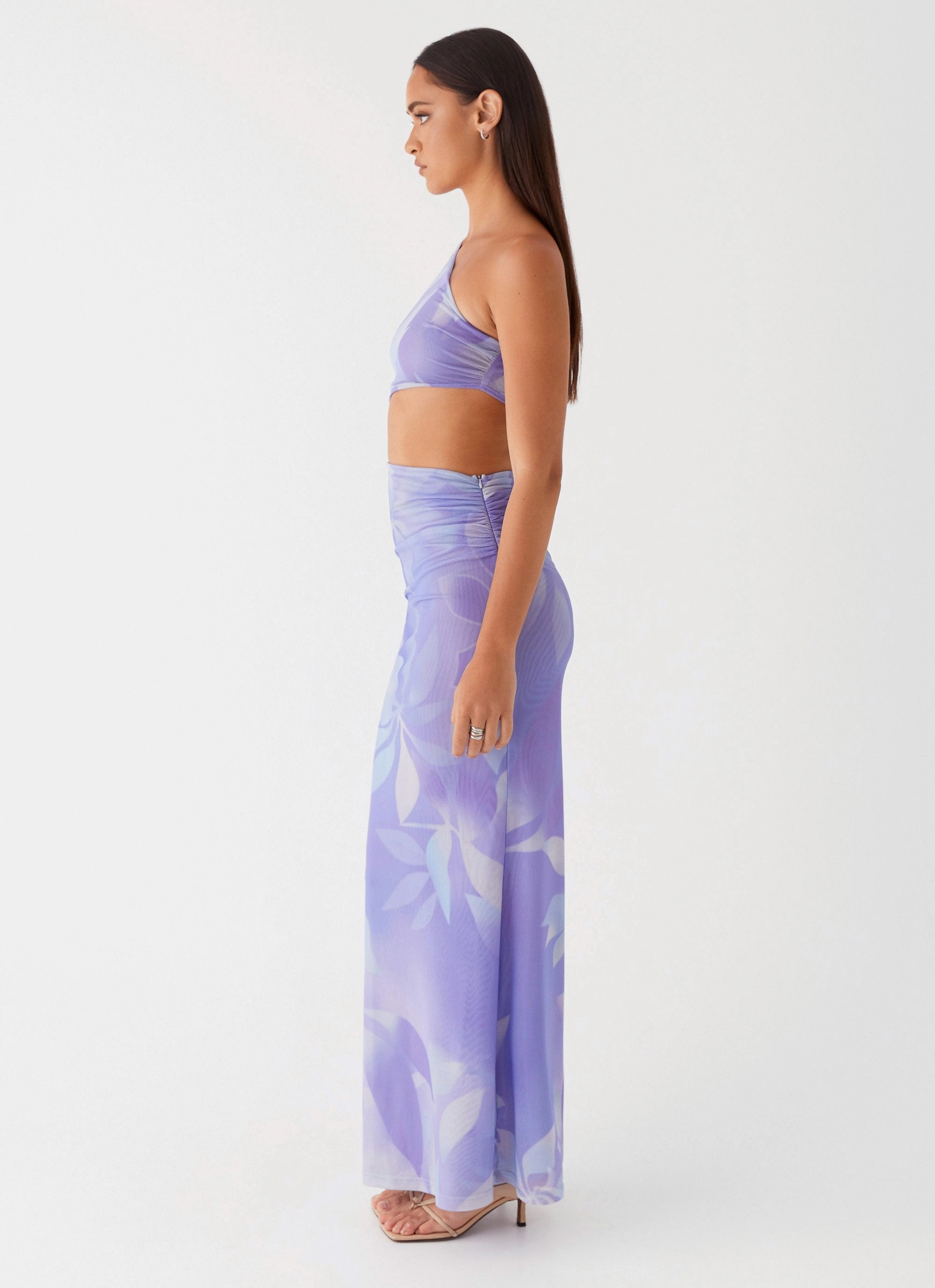 Casual Must-Have Shadows In The Sun Mesh Maxi Dress - Purple Rain