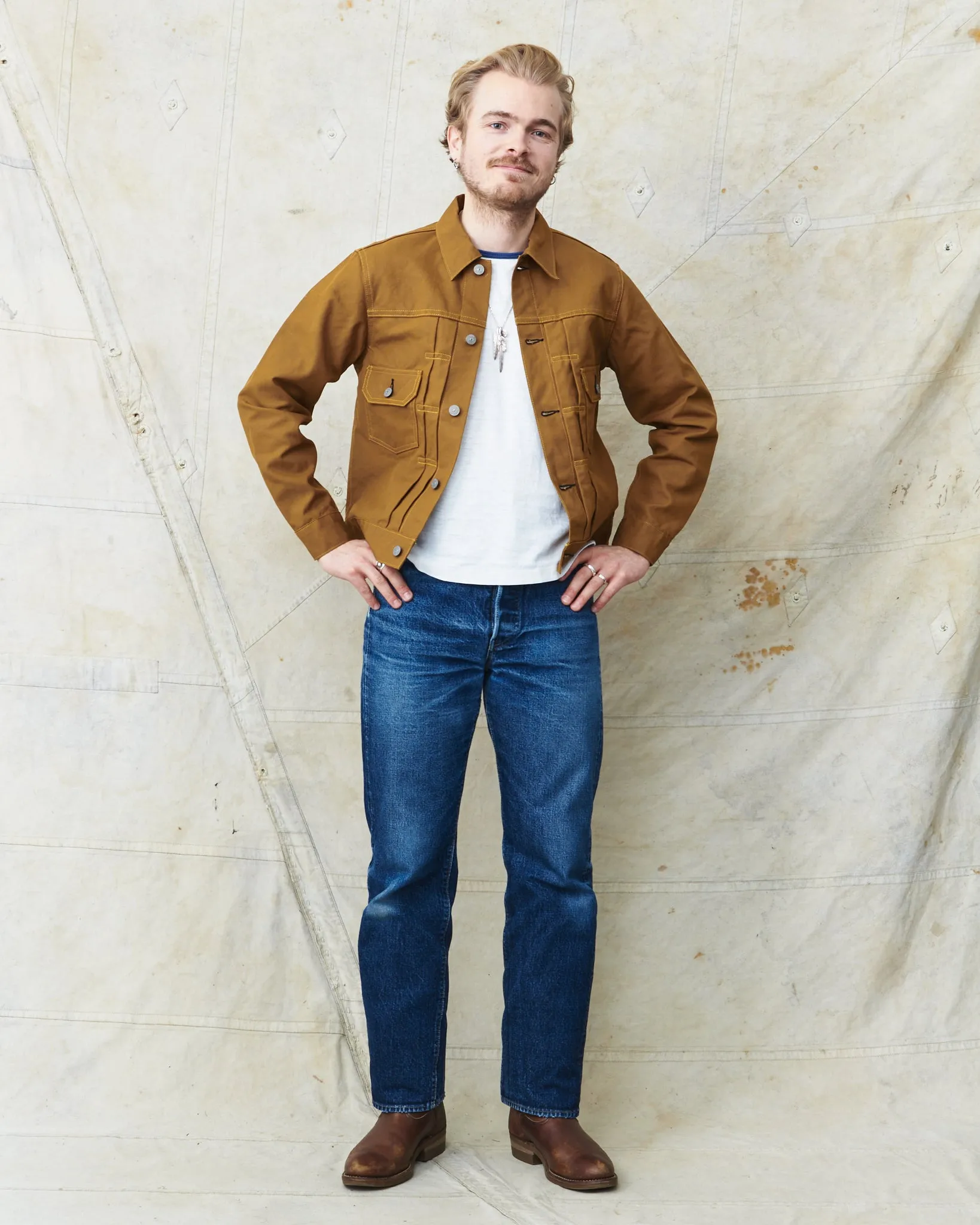 Sugar Cane & Co. 1953 Type 2 Jacket 13oz Brown Duck SC14602