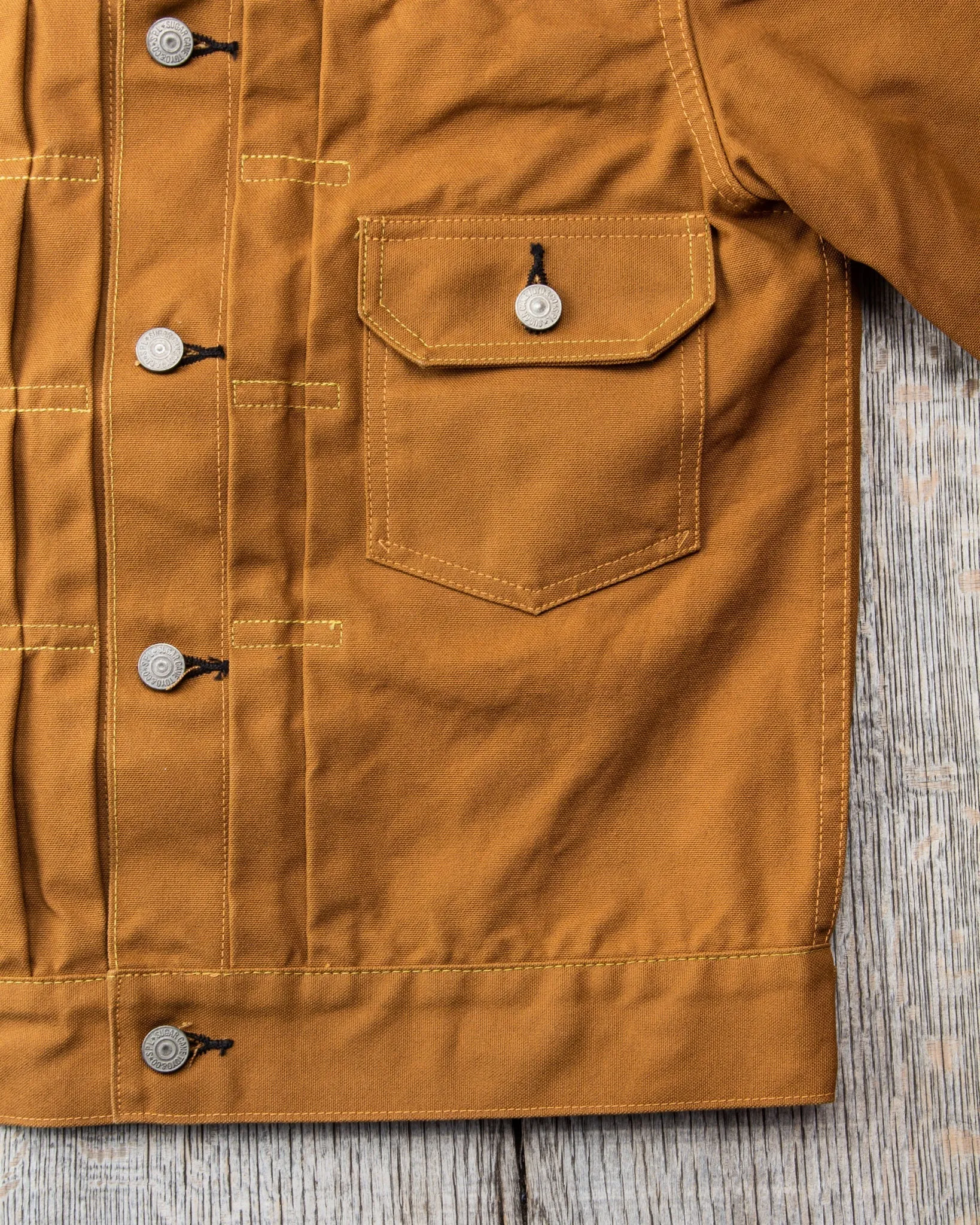 Sugar Cane & Co. 1953 Type 2 Jacket 13oz Brown Duck SC14602