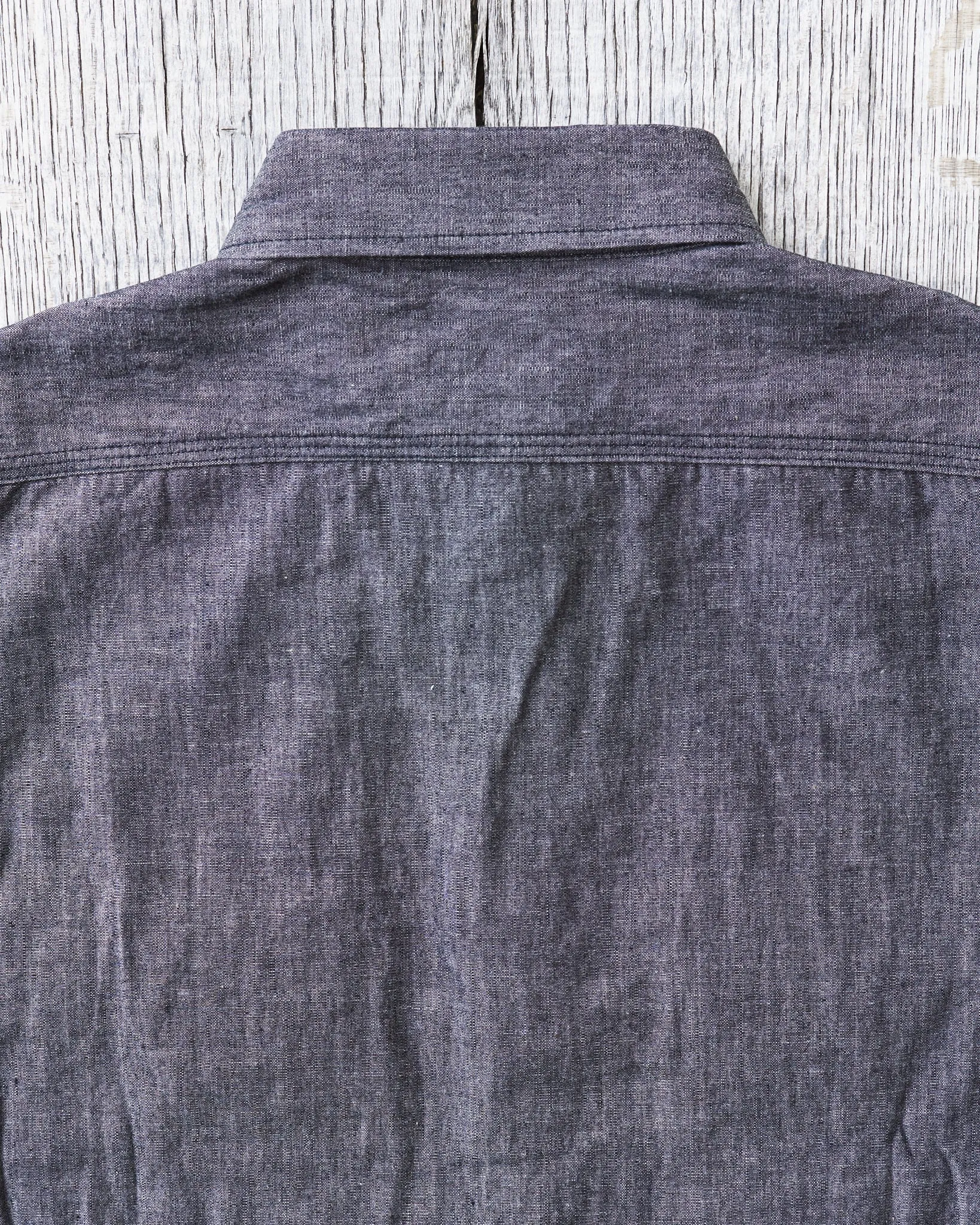 Sugar Cane & Co. Black Chambray Work Shirt SC29159