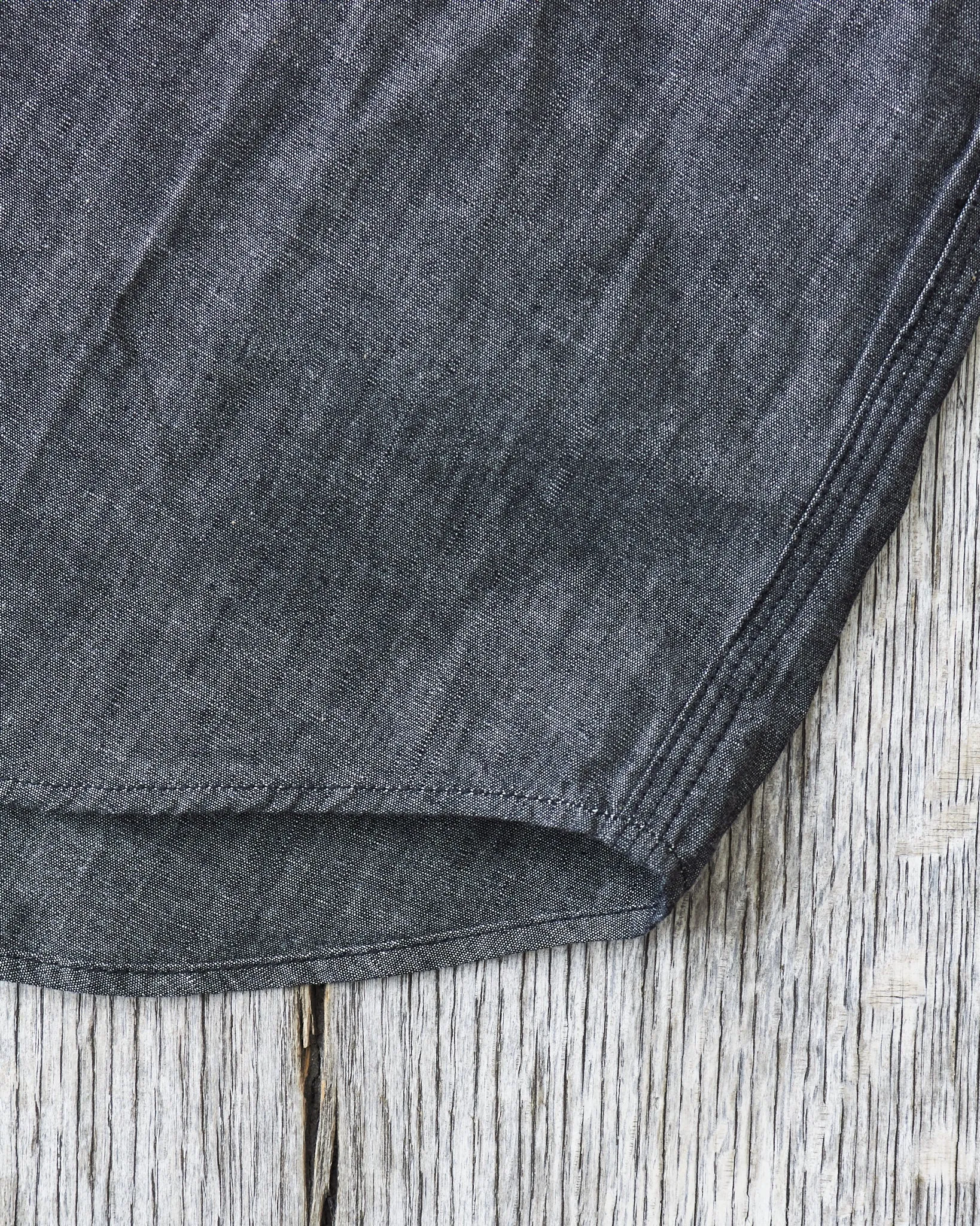 Sugar Cane & Co. Black Chambray Work Shirt SC29159