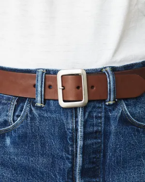 Sugar Cane & Co. Brown Leather Belt SC02320