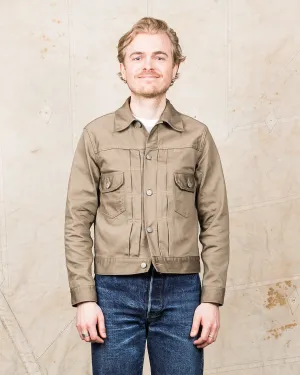 Sugar Cane & Co Sugar Cane 1953 Type 2 11oz Cotton Pique Jacket Khaki SC15290