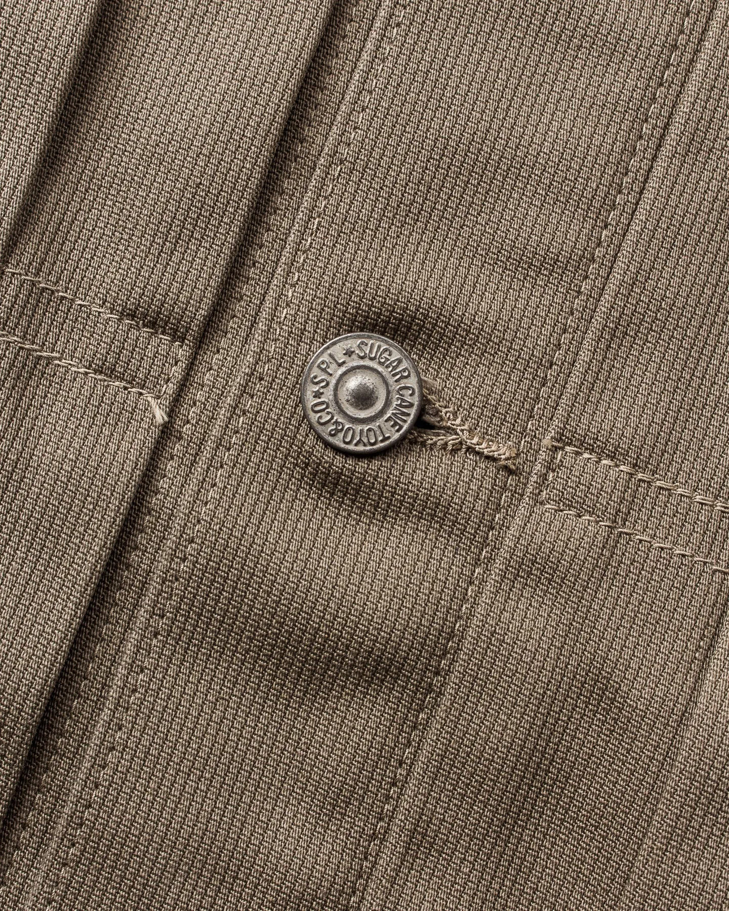 Sugar Cane & Co Sugar Cane 1953 Type 2 11oz Cotton Pique Jacket Khaki SC15290