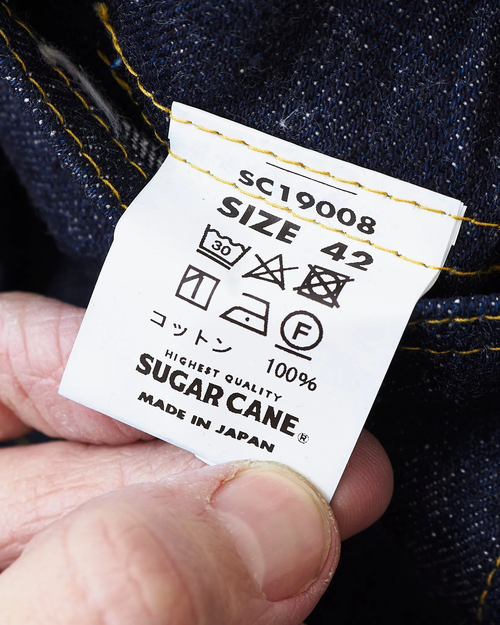 Sugar Cane & Co. Super "Denim" Collectibles #08 1943 Denim Blouse One Wash SC19008