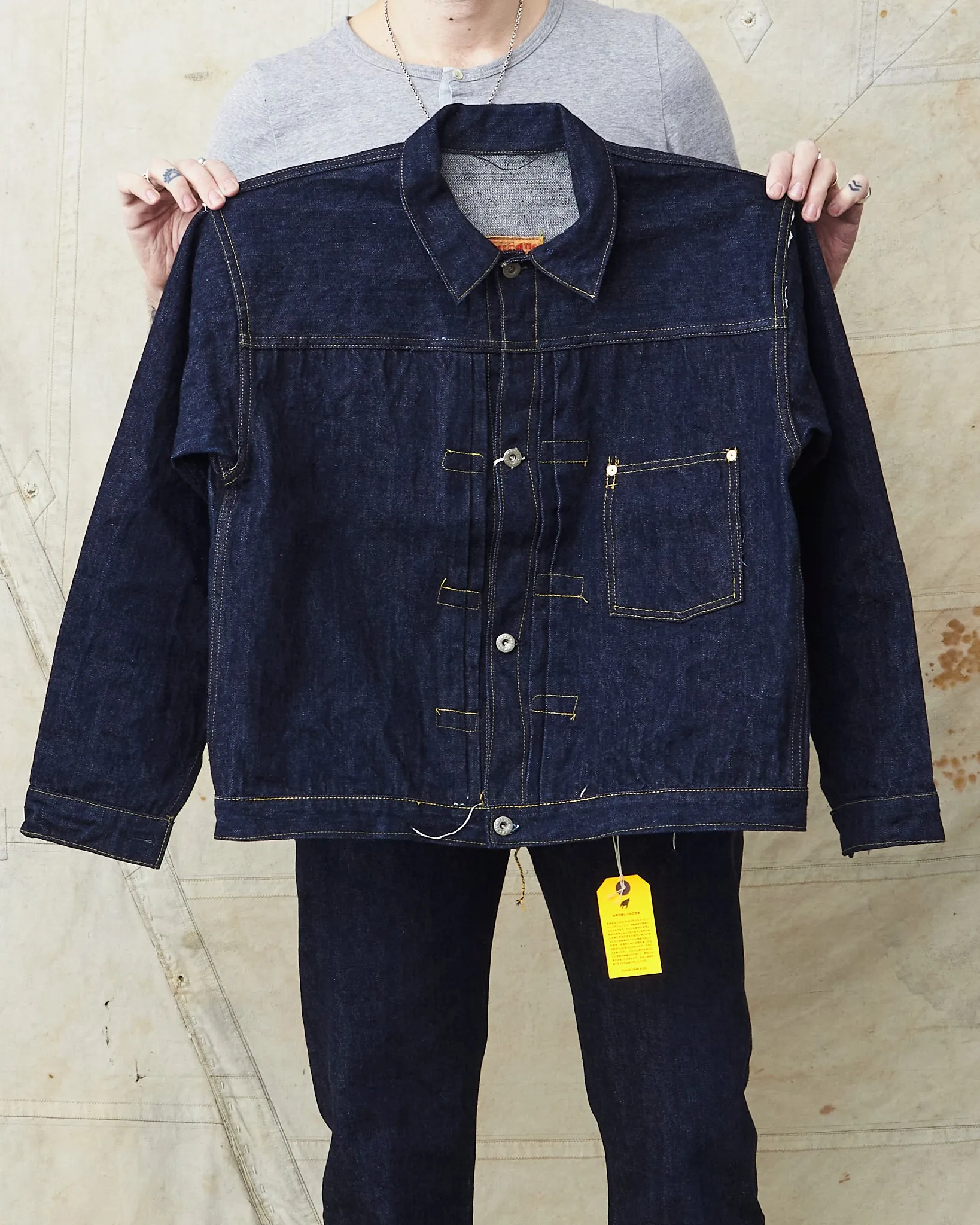 Sugar Cane & Co. Super "Denim" Collectibles #08 1943 Denim Blouse One Wash SC19008