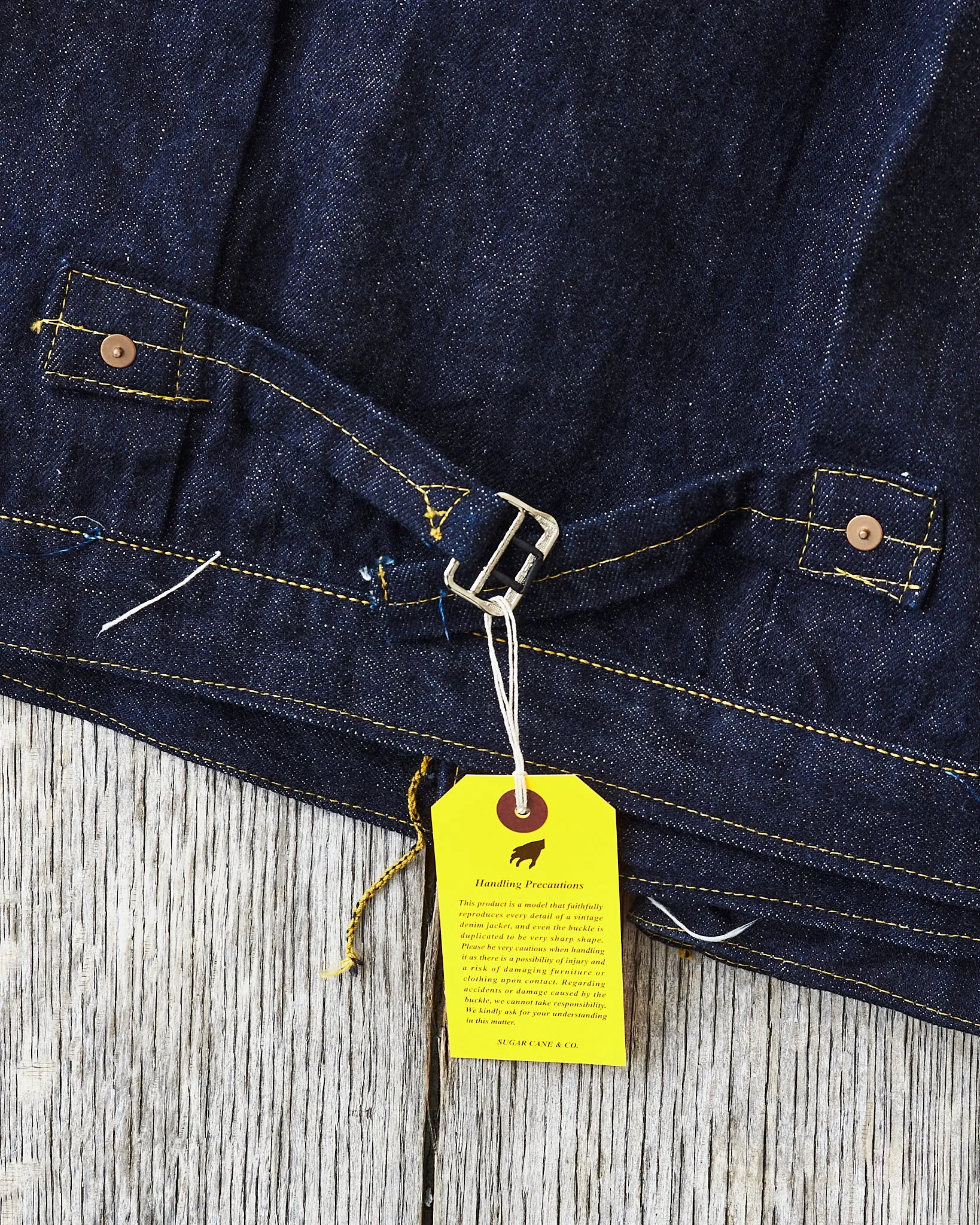 Sugar Cane & Co. Super "Denim" Collectibles #08 1943 Denim Blouse One Wash SC19008