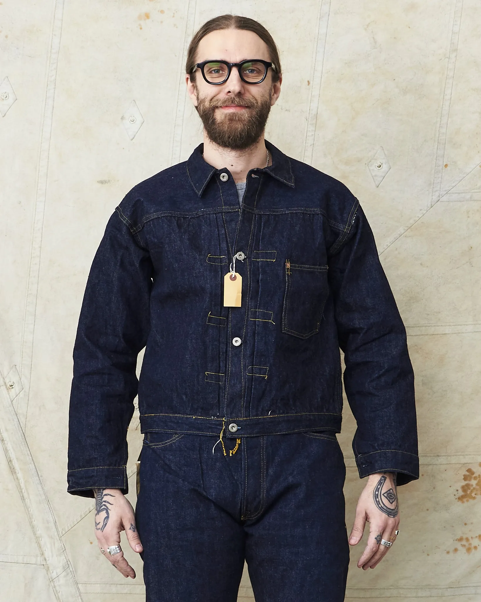 Sugar Cane & Co. Super "Denim" Collectibles #08 1943 Denim Blouse One Wash SC19008