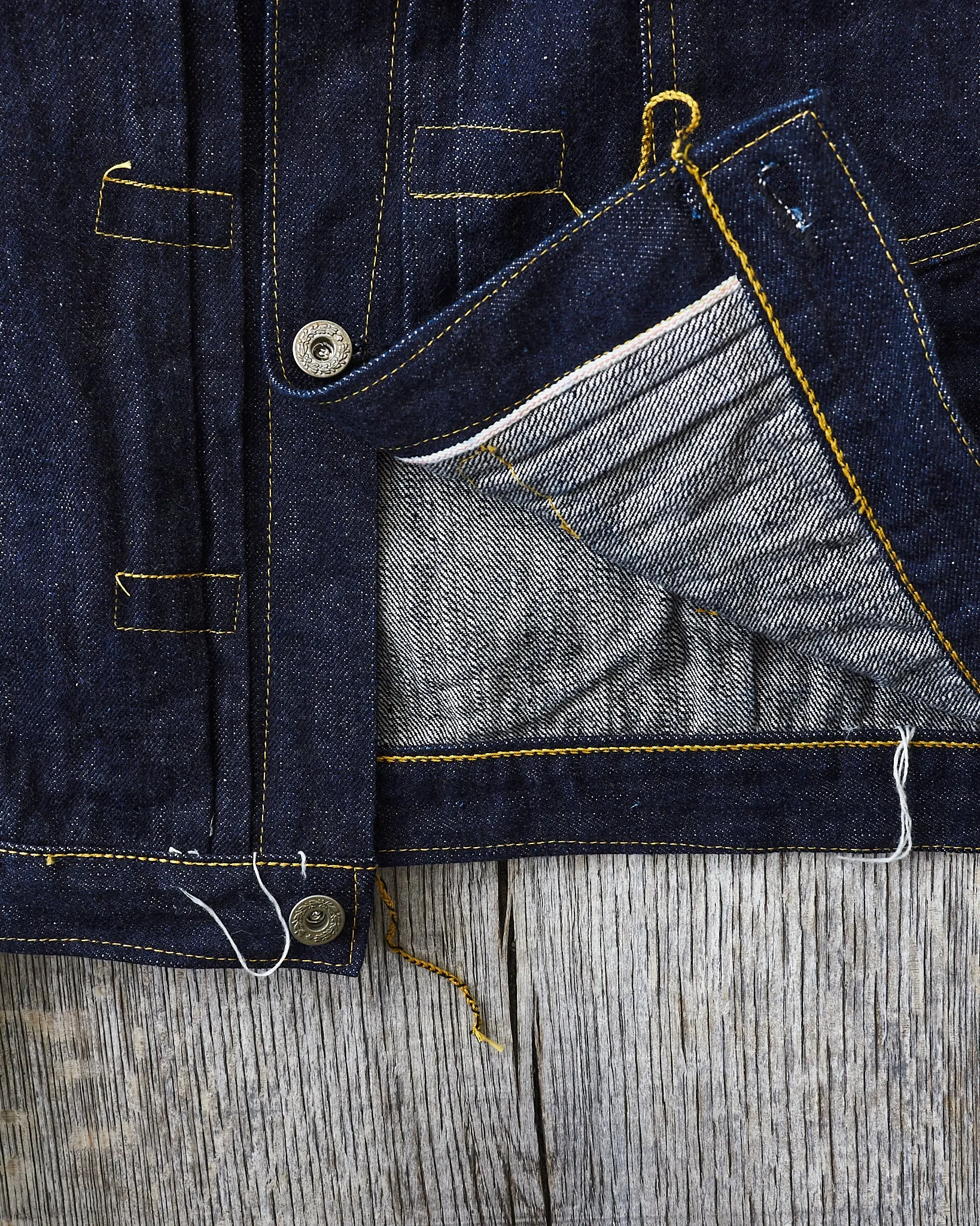 Sugar Cane & Co. Super "Denim" Collectibles #08 1943 Denim Blouse One Wash SC19008
