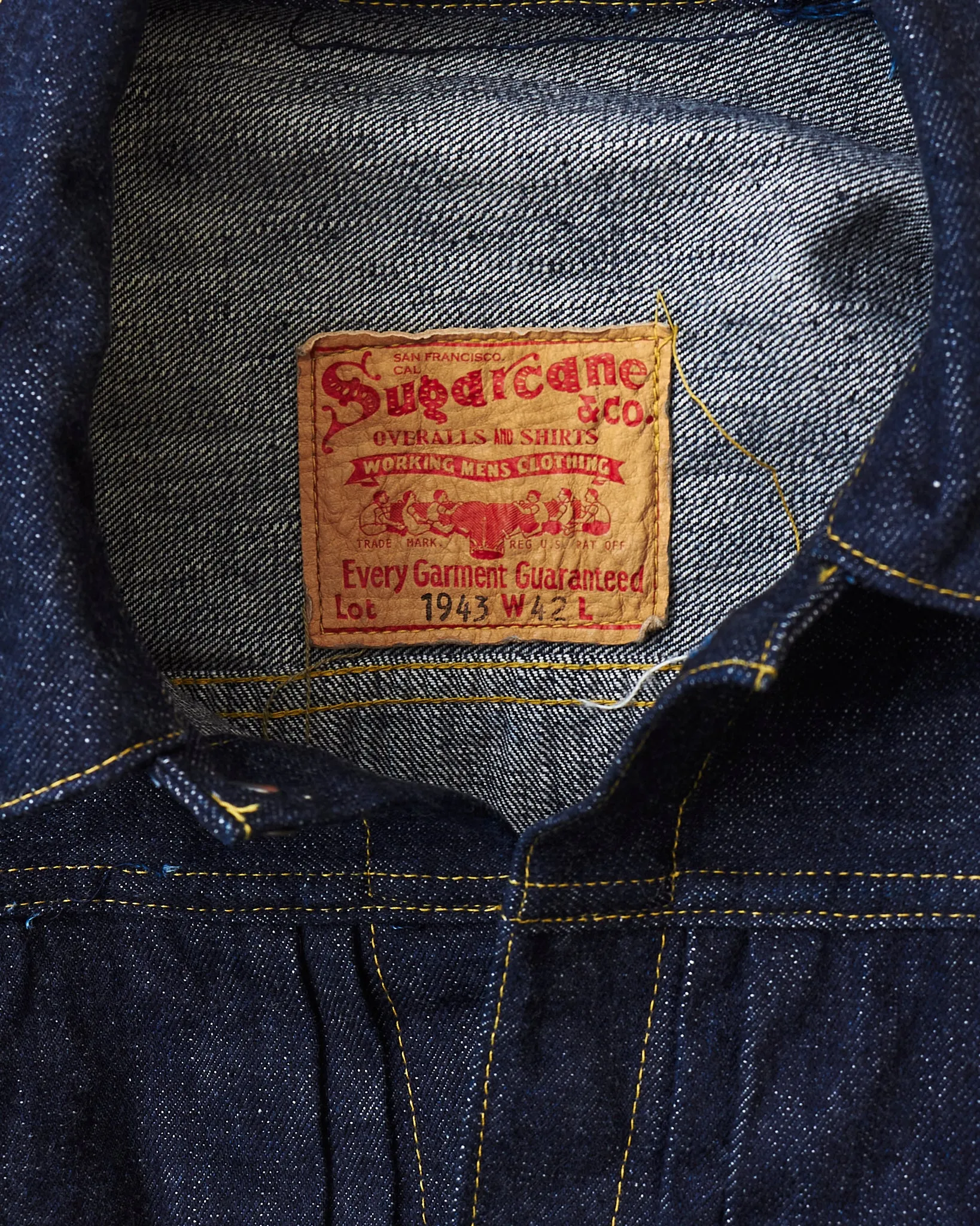 Sugar Cane & Co. Super "Denim" Collectibles #08 1943 Denim Blouse One Wash SC19008
