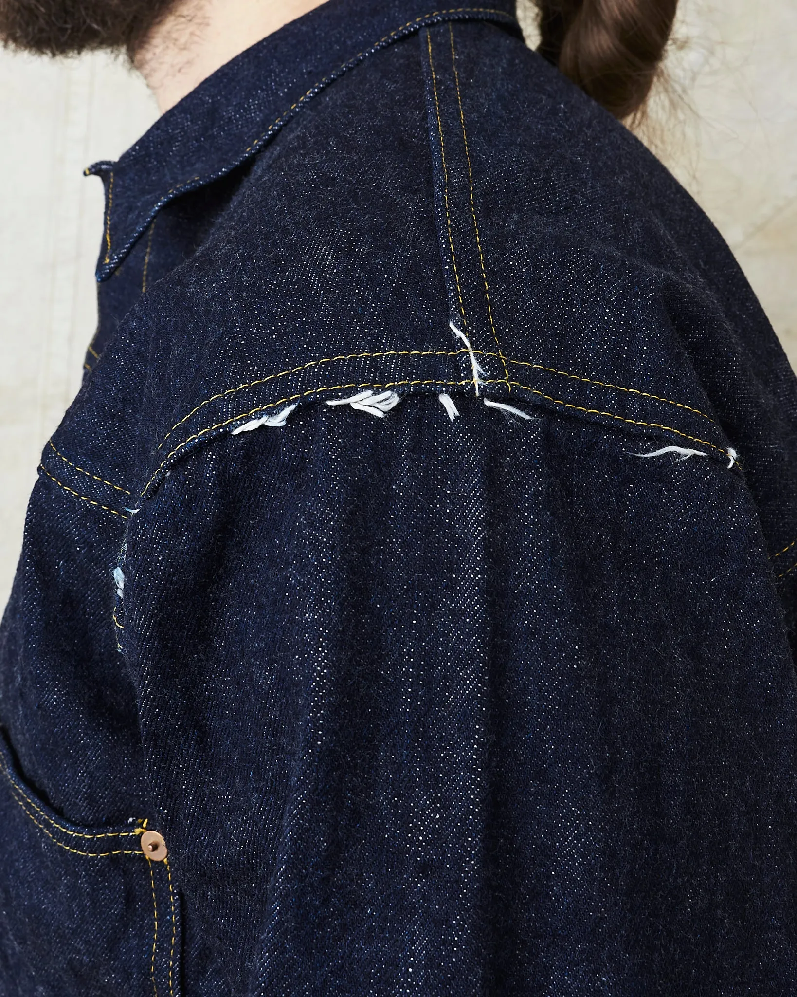 Sugar Cane & Co. Super "Denim" Collectibles #08 1943 Denim Blouse One Wash SC19008