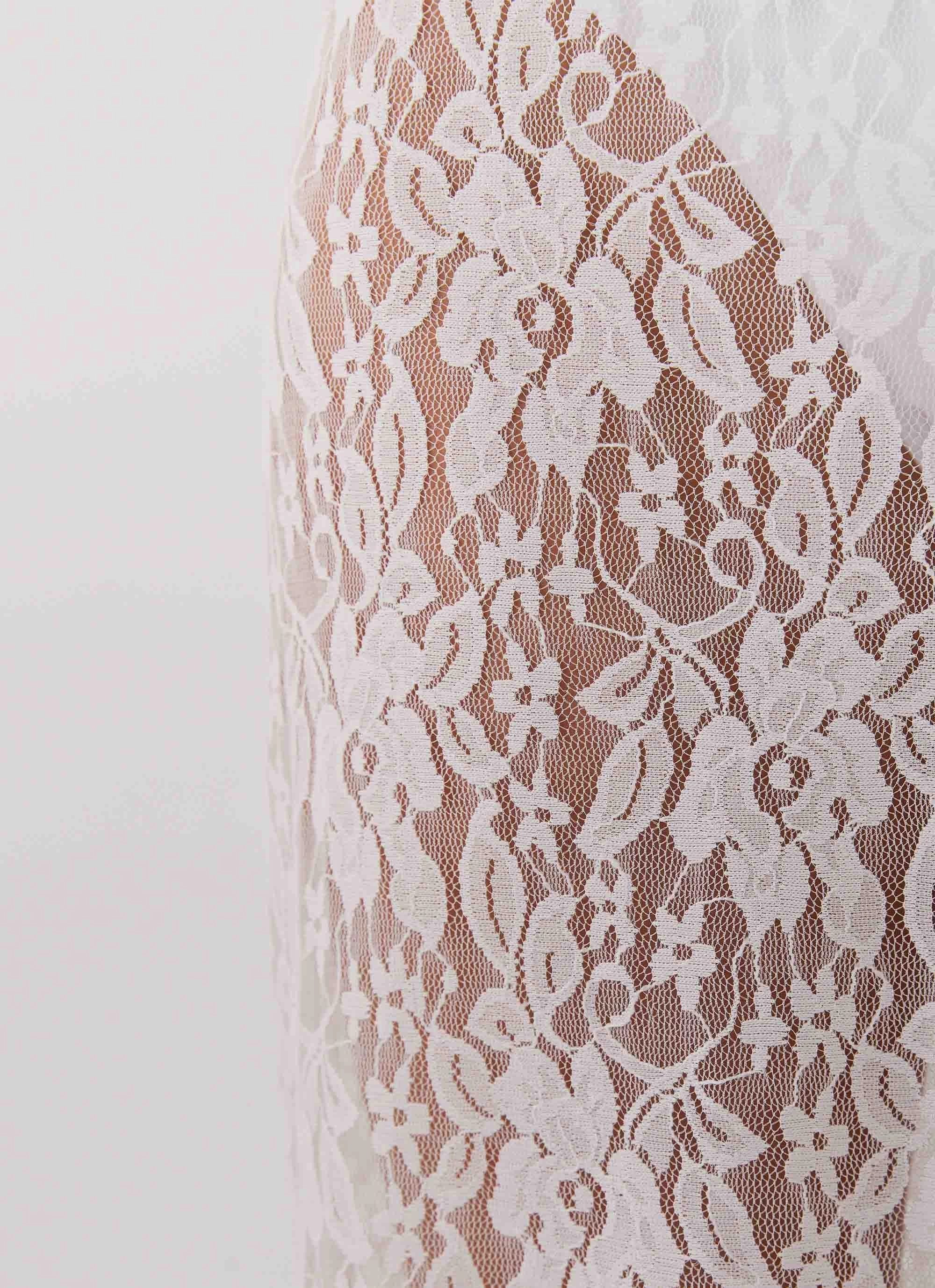 Sugar Sweet Lace Maxi Skirt - White Family Celebration