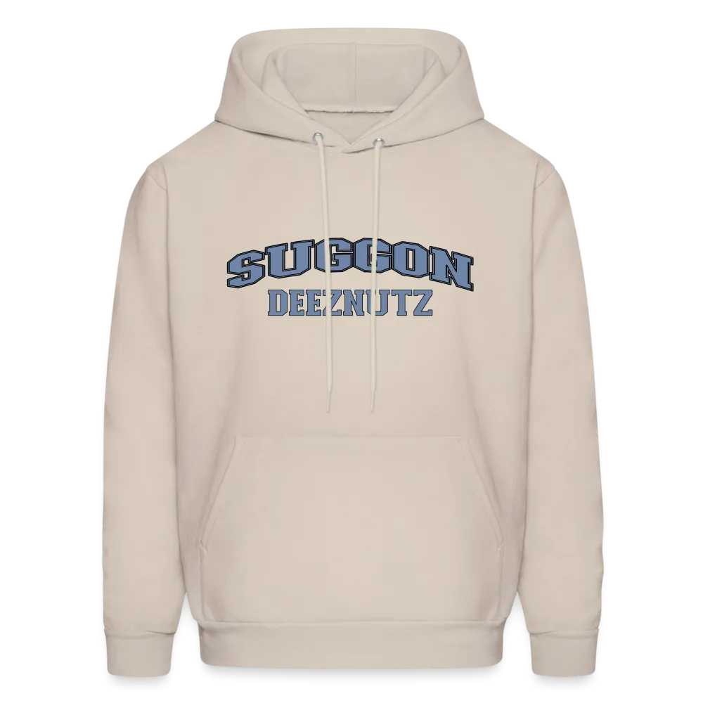 Suggon Deeznutz Hoodie (in Blue Ball Colors - Funny Sexual Humor)
