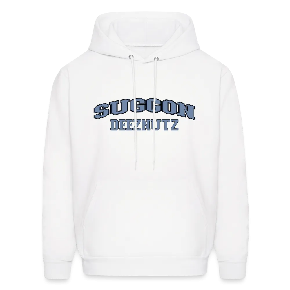 Suggon Deeznutz Hoodie (in Blue Ball Colors - Funny Sexual Humor)